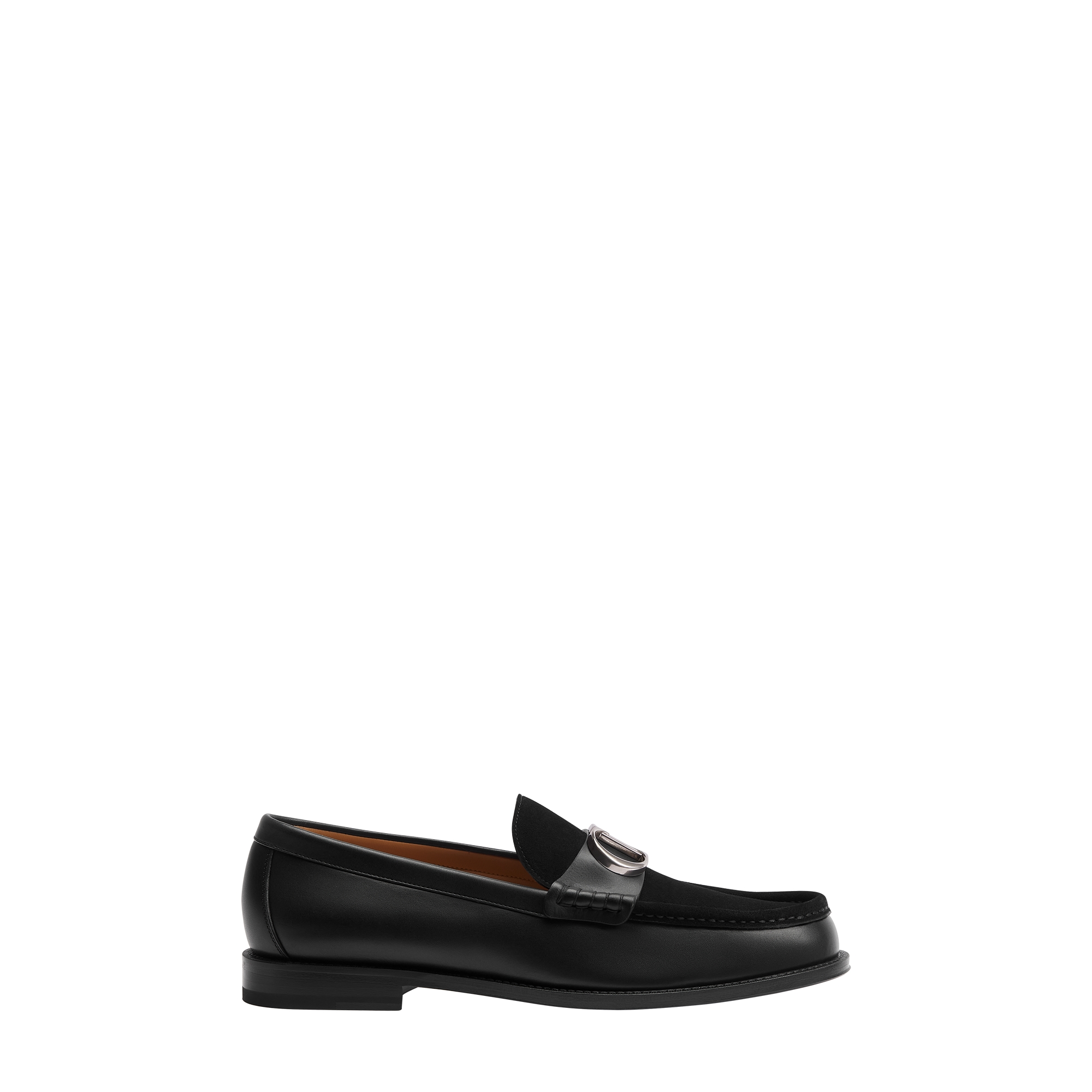 Dior Granville Loafer Black Smooth Calfskin and Black Suede Calfskin E02
