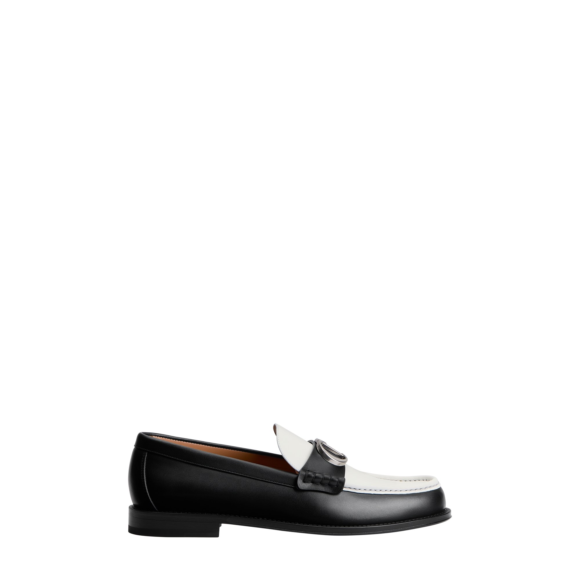 Dior Granville Loafer Black and White Smooth Calfskin E02
