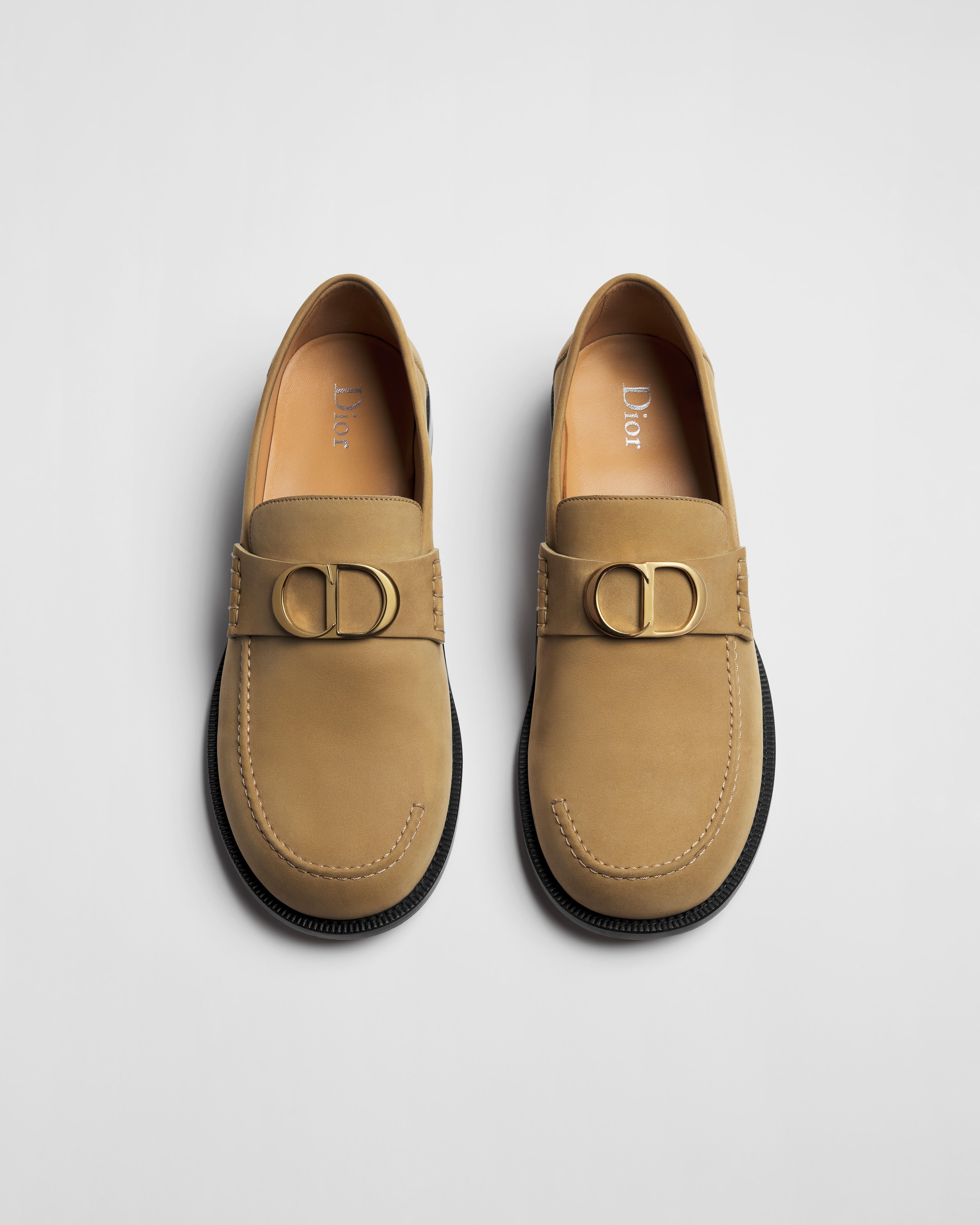 Dior Archie Loafer Camel Nubuck E06