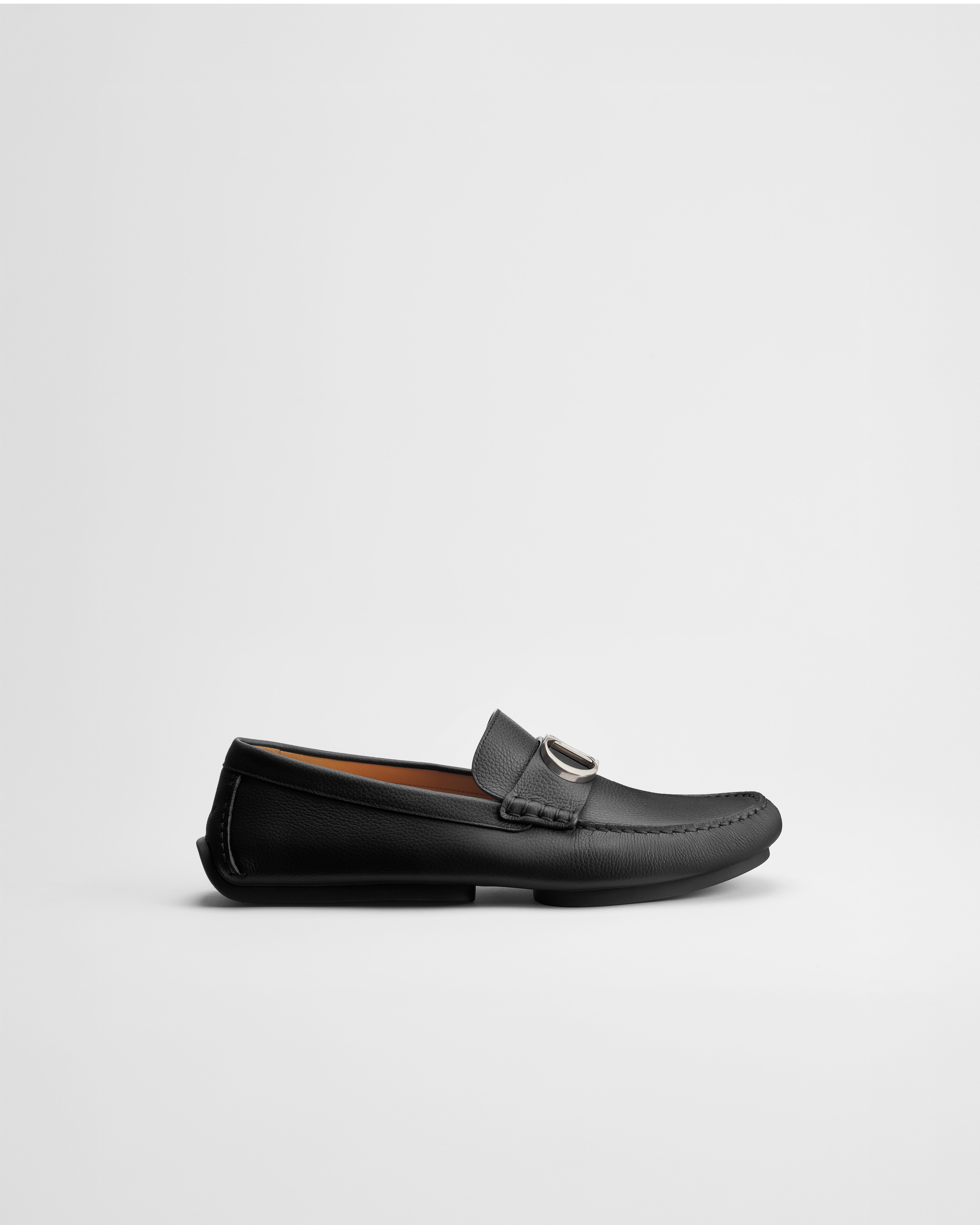 Dior Roadie Loafer Black Grained Calfskin E02