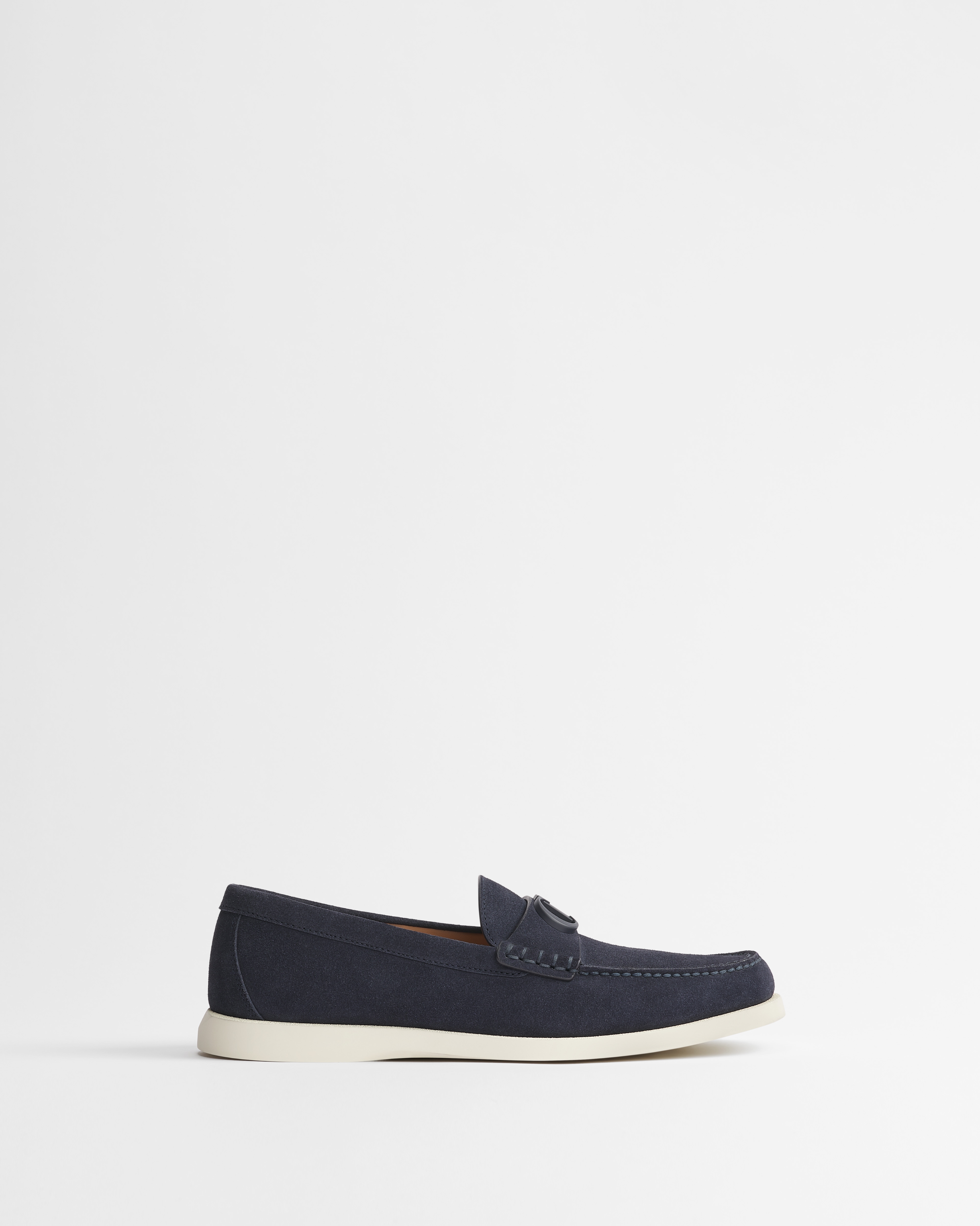 Dior Granville Loafer Navy Blue Suede Calfskin E02