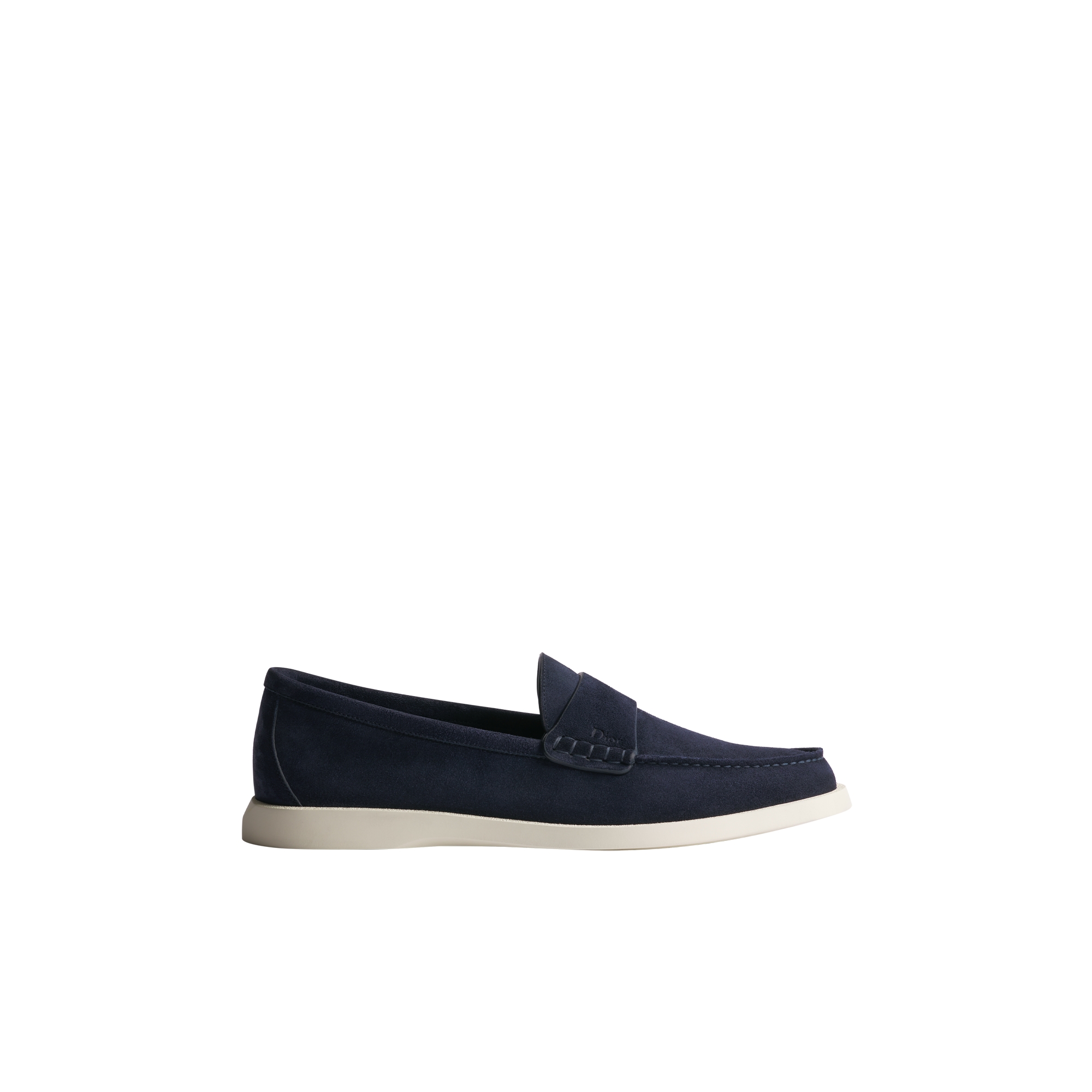  Deep Blue Suede Calfskin