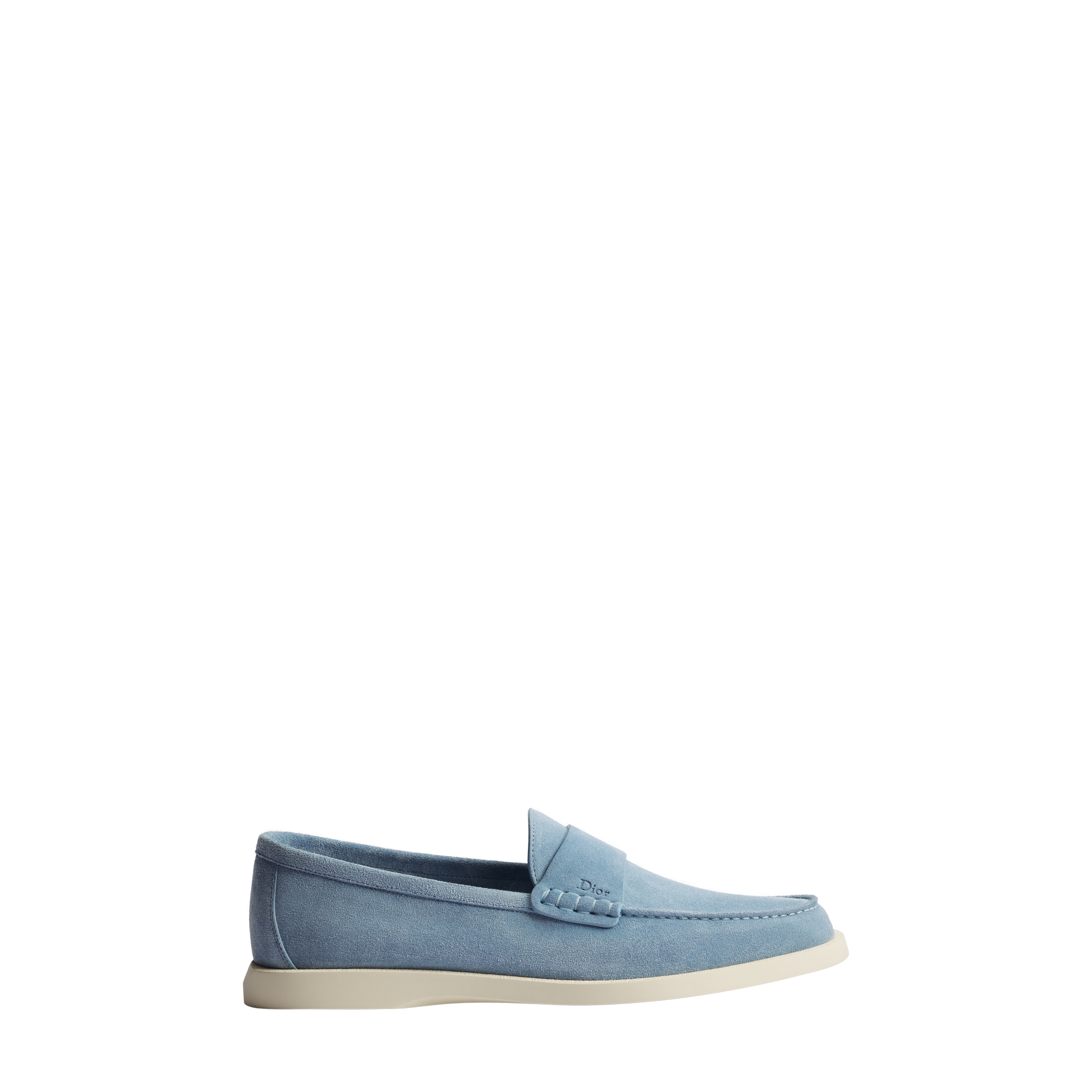 Dior Granville Loafer Light Blue Suede Calfskin E02