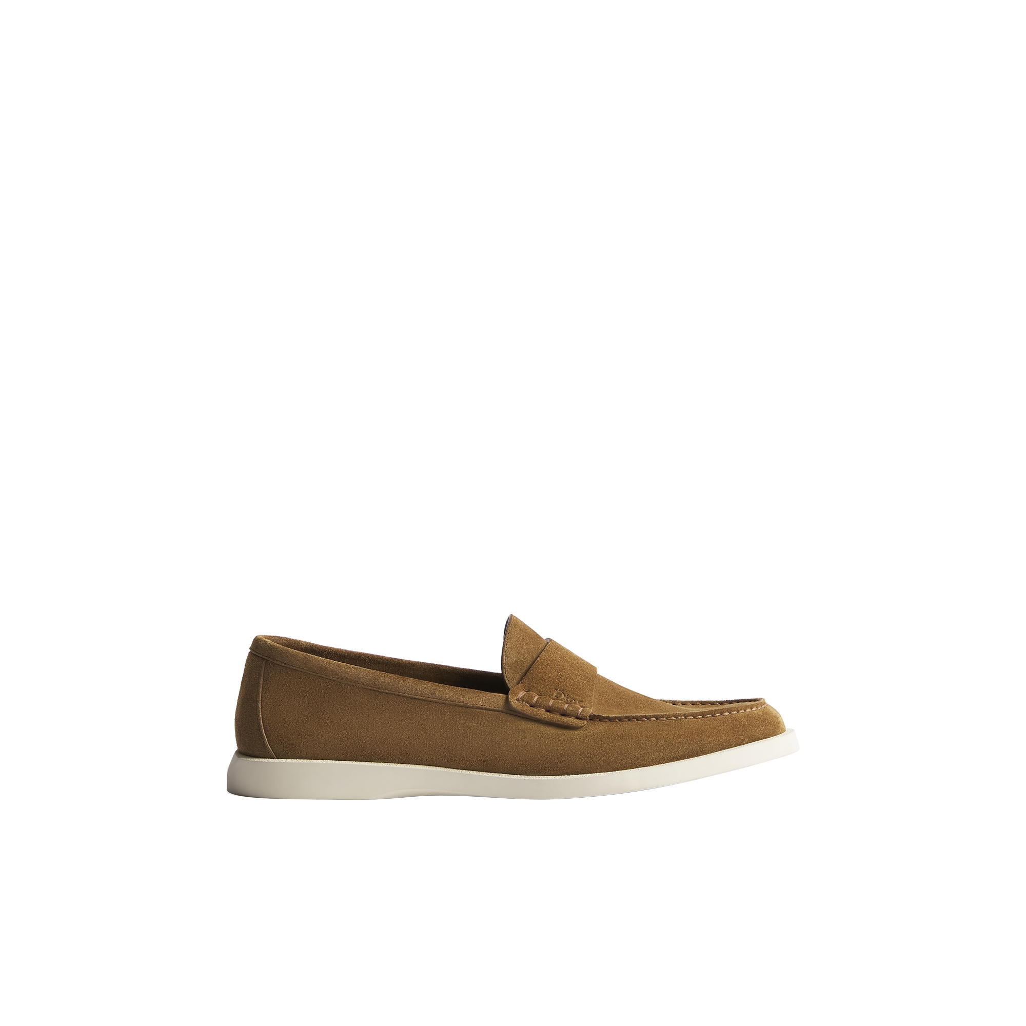Loafer Dior Granville Couro de vitelo acamurçado marrom-claro | DIOR