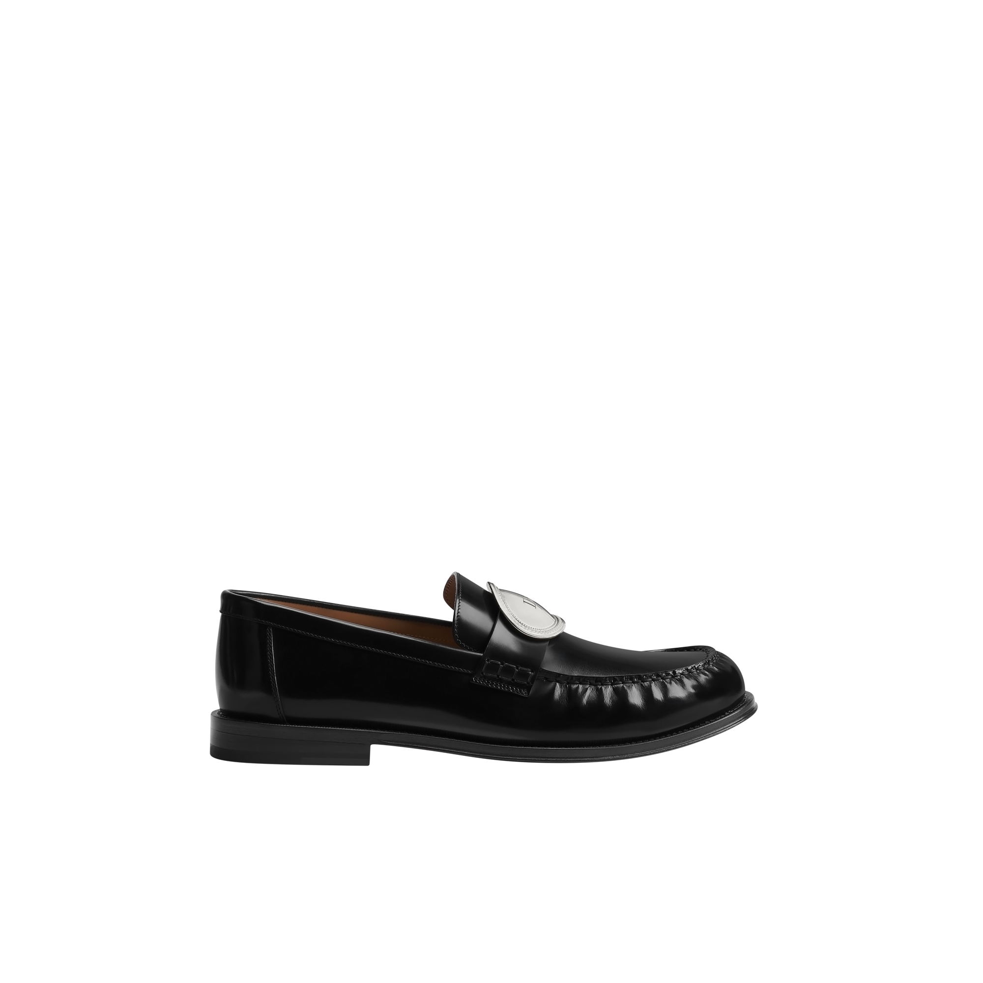 Dior Médaillon Loafer Black Smooth Calfskin E02