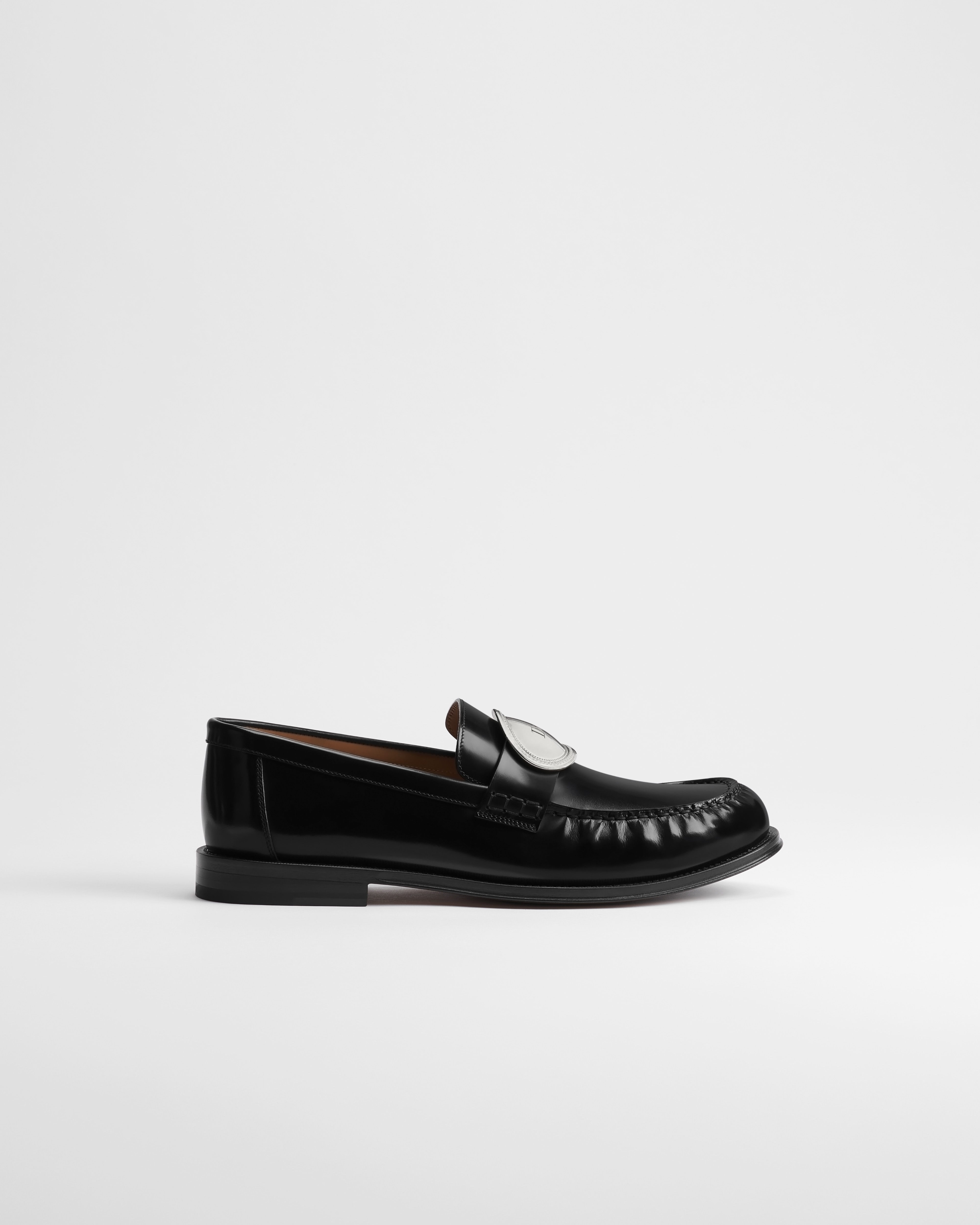 Dior Médaillon Loafer Black Smooth Calfskin E02