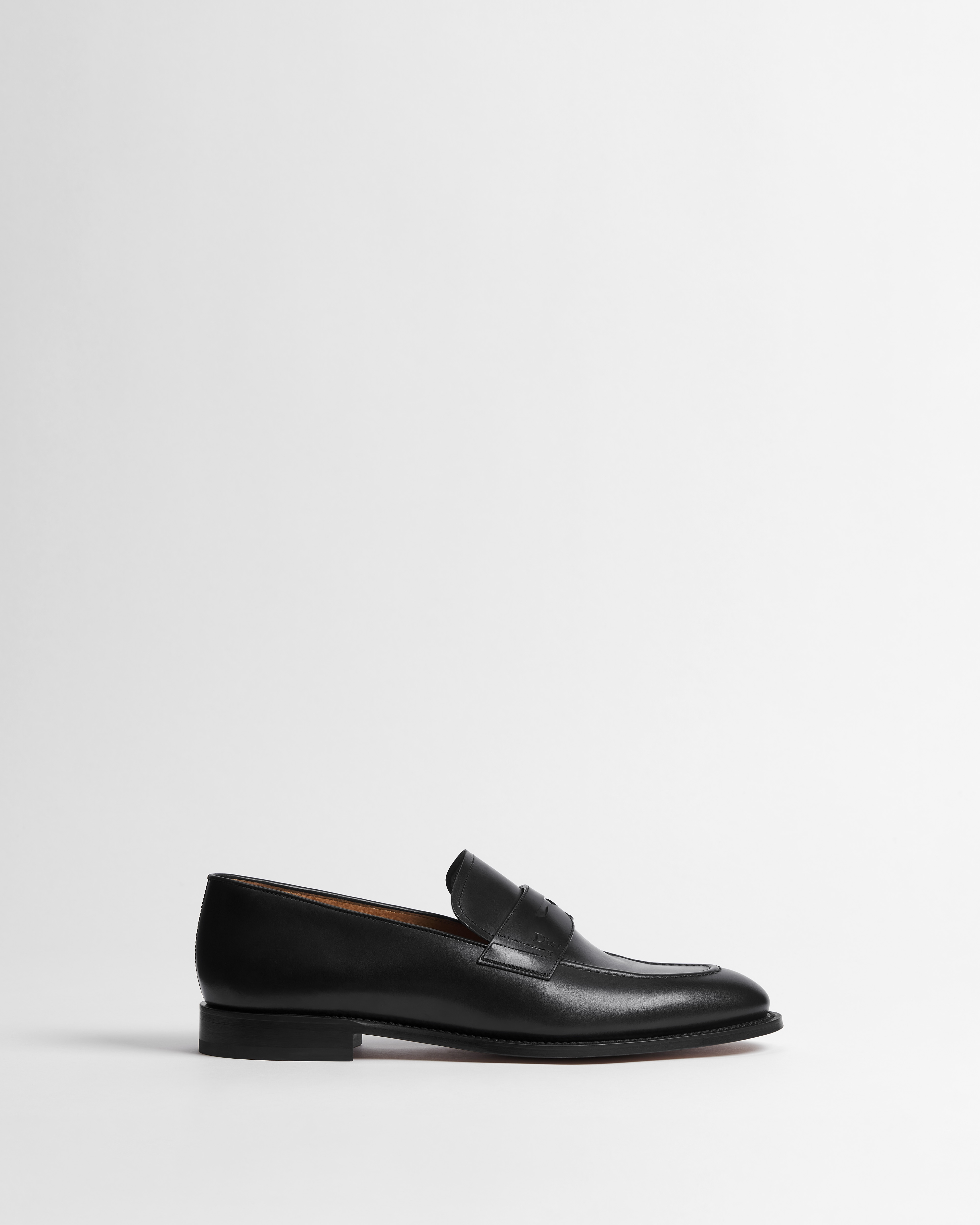 Mocassin Dior Heir Cuir de veau lisse noir E02