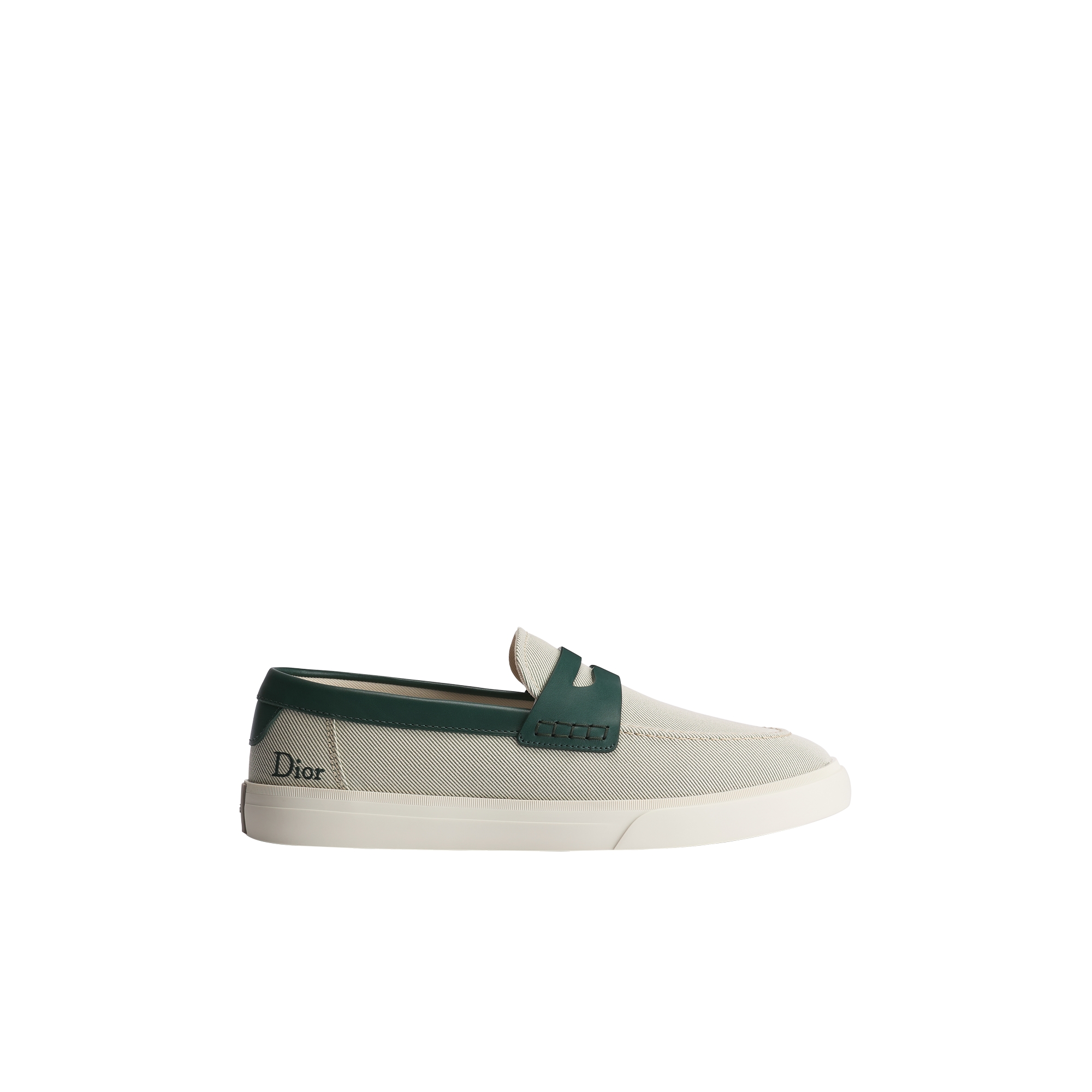  Green Cotton Canvas and Green Smooth Calfskin