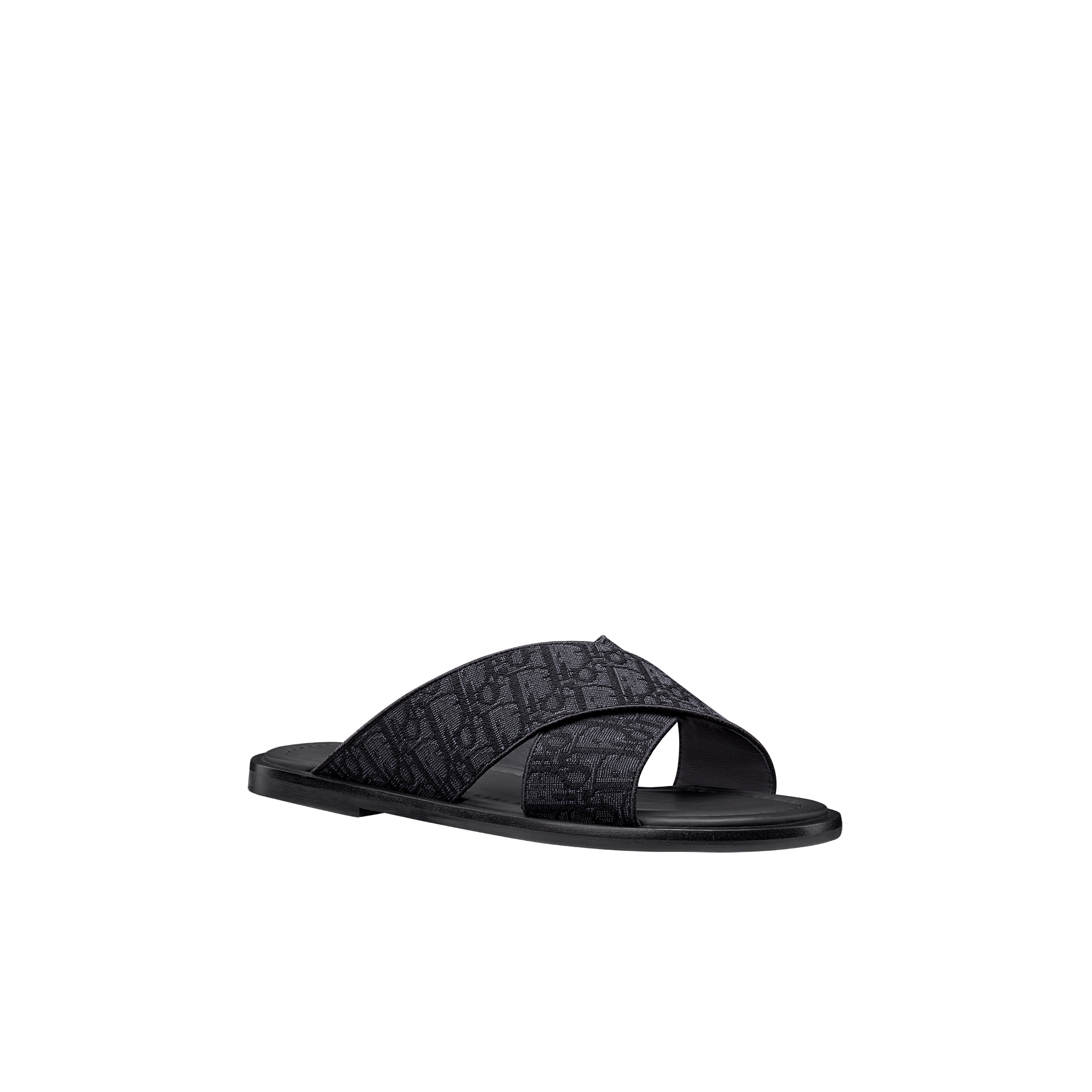 Dior Alias Sandal Black Dior Oblique Jacquard E03