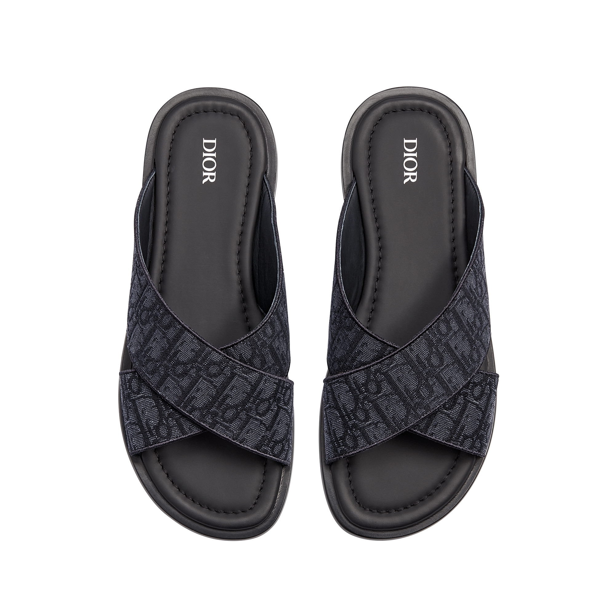 Dior Alias Sandal Black Dior Oblique Jacquard E06