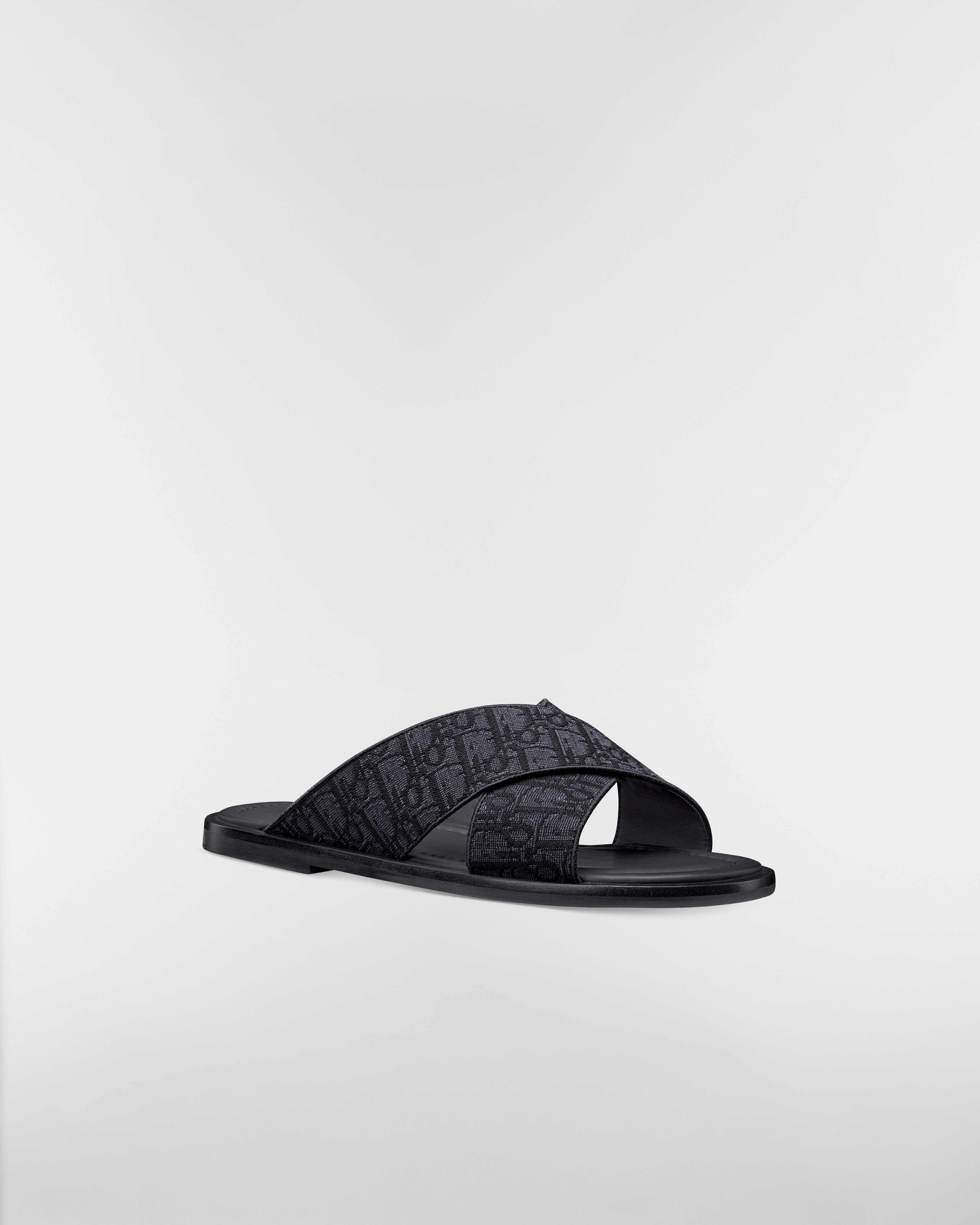 Dior Alias Sandal Black Dior Oblique Jacquard E03