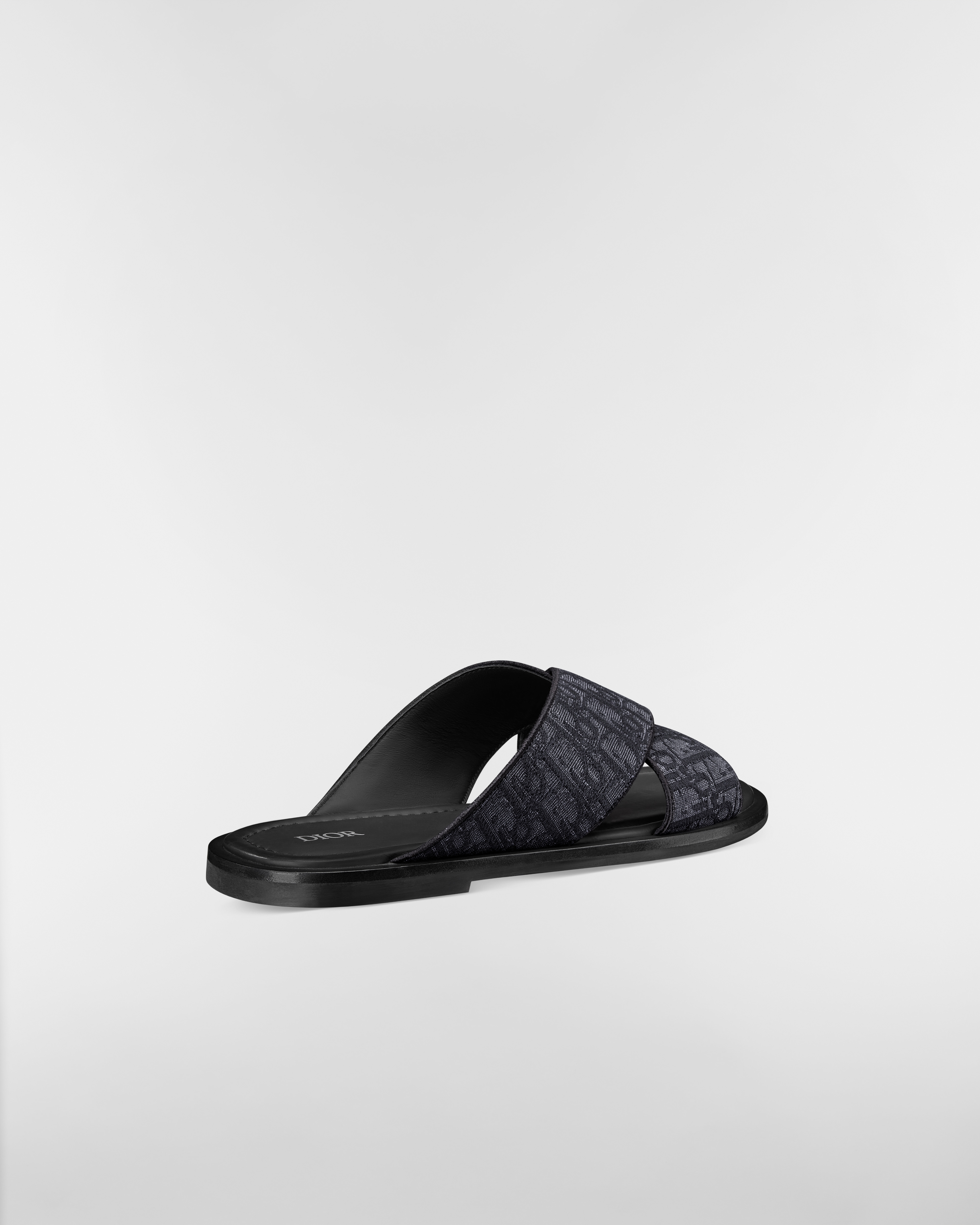 Dior Alias Sandal Black Dior Oblique Jacquard E05