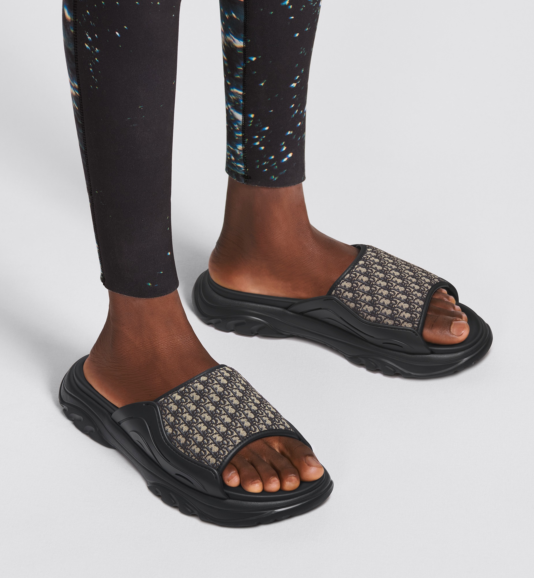 Dior H-TOWN Sandal Black Men's - 3SA108ZPN_H961 - US