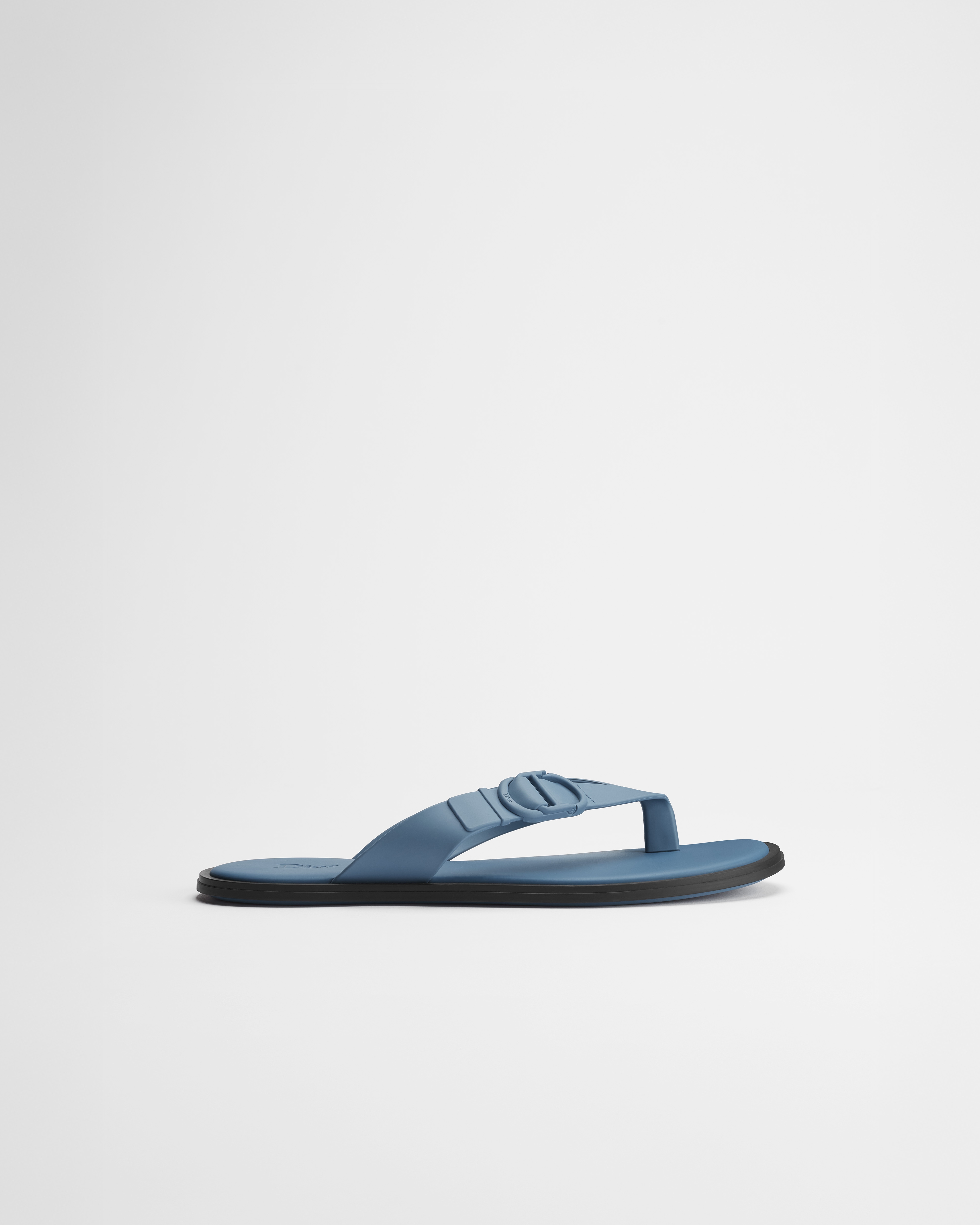 Dior Rivage Thong Sandal Light Blue Rubber E02