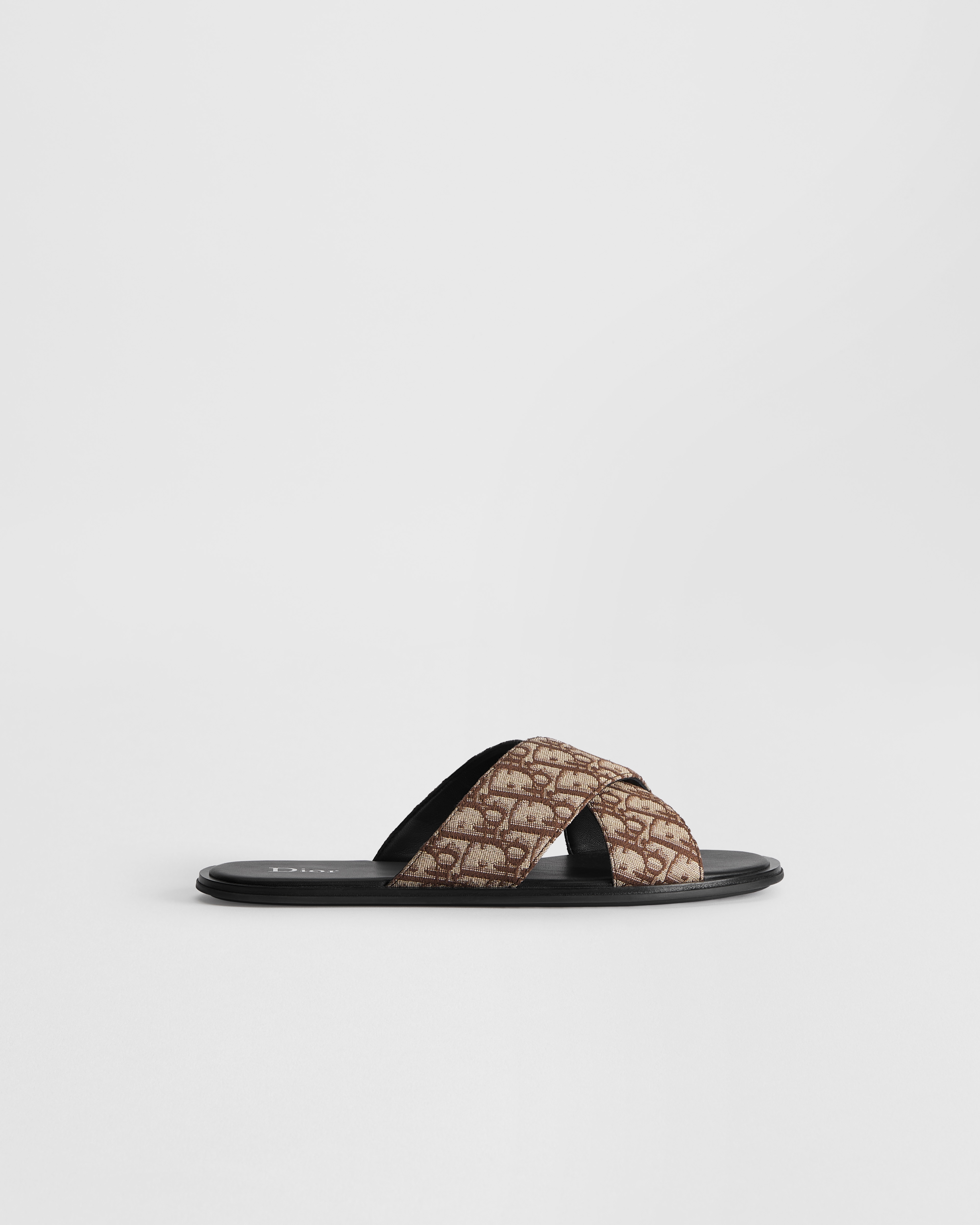 Dior Rivage Sandal Brown Dior Oblique Jacquard E02