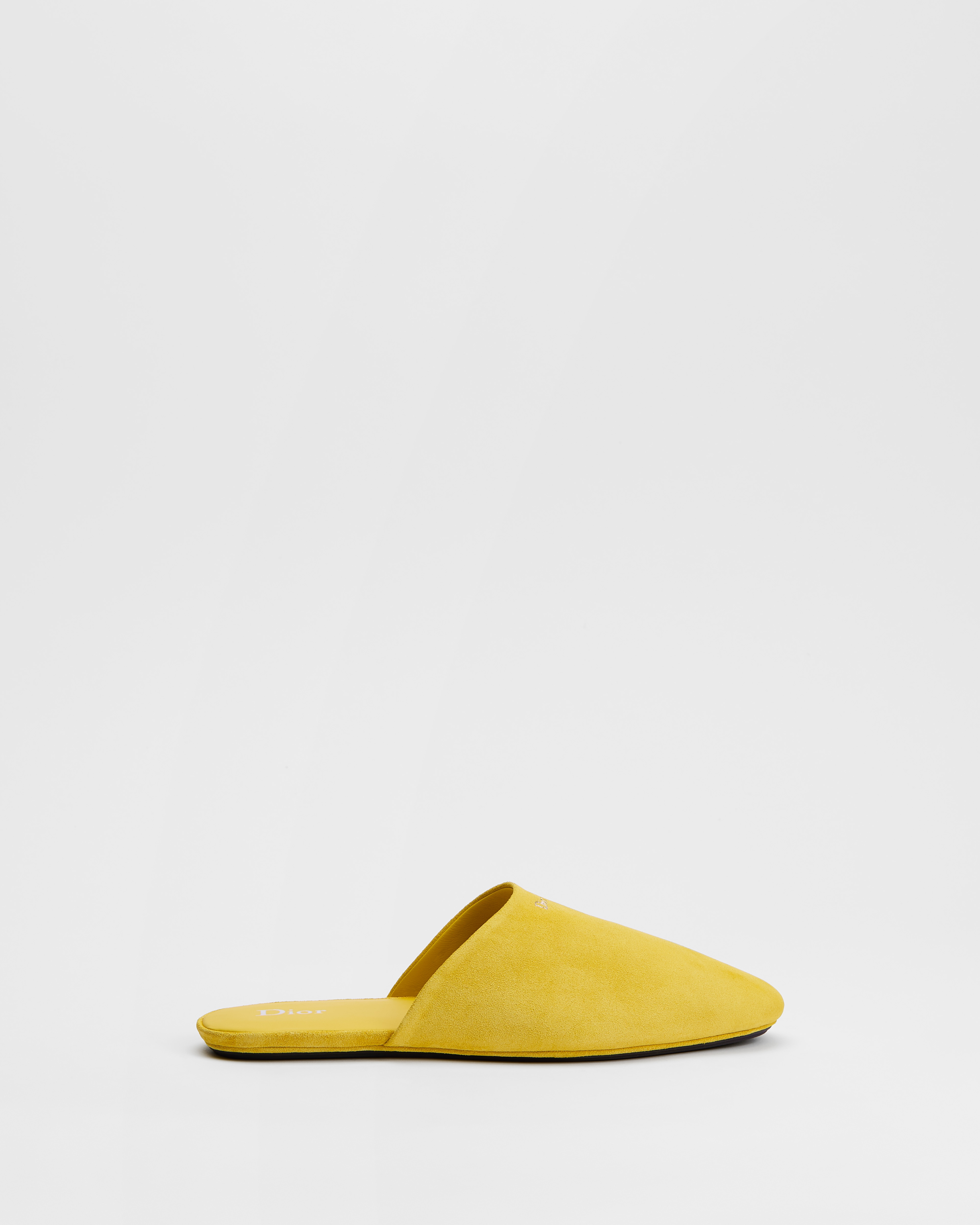 Mule InDior Veau velours jaune E02