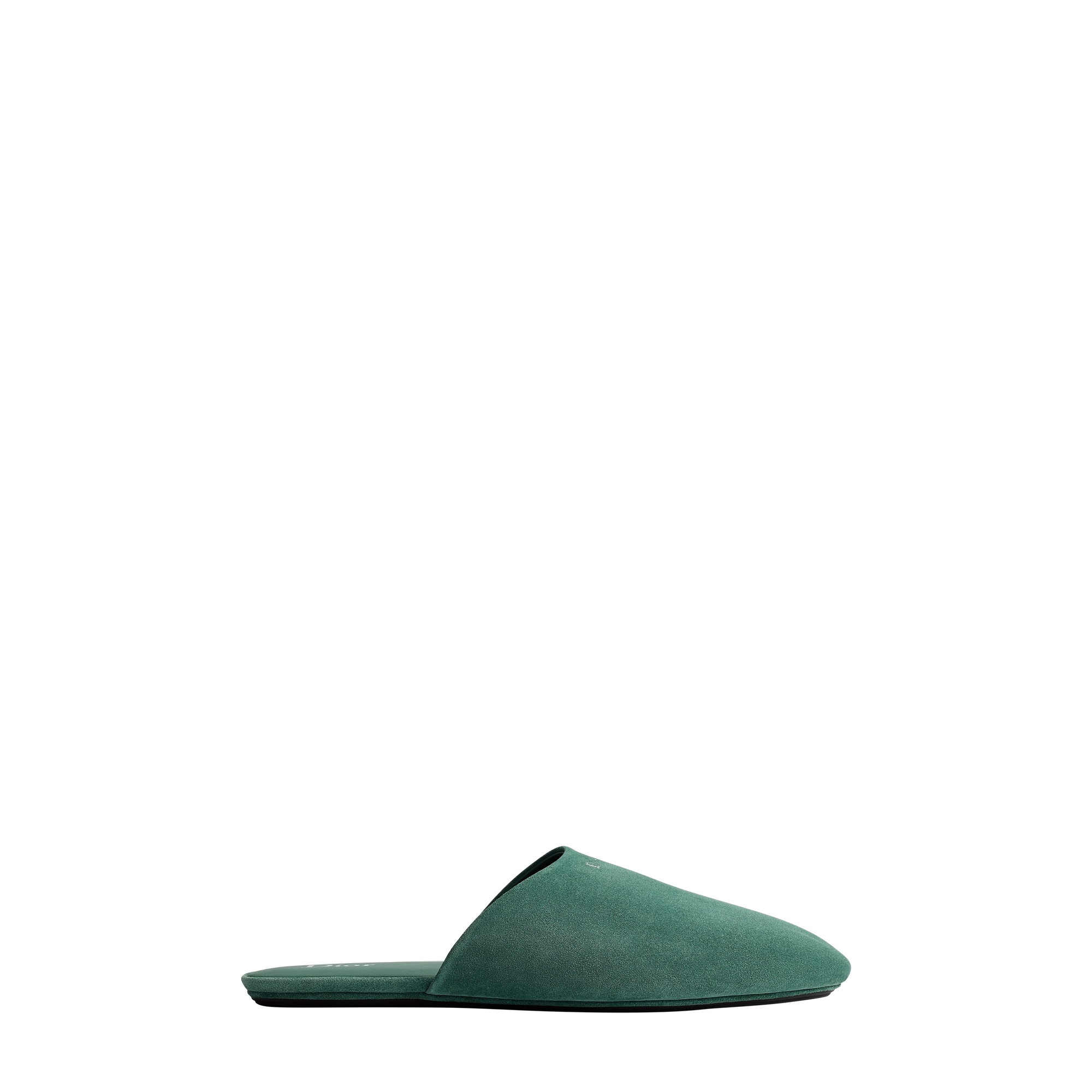 InDior Mule Deep Green Suede Calfskin E02