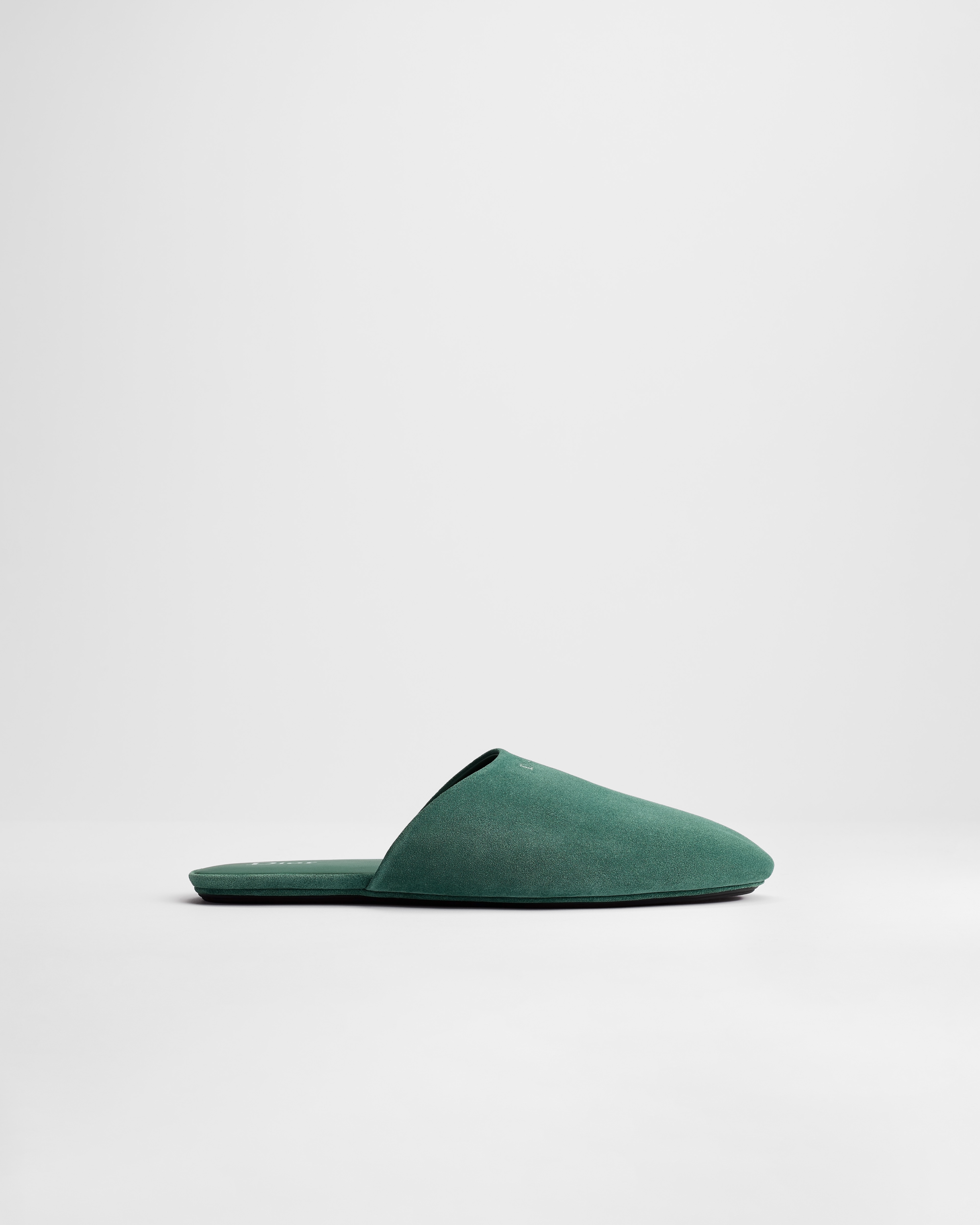 인디올 뮬 딥 그린 스웨이드 카프스킨 E02