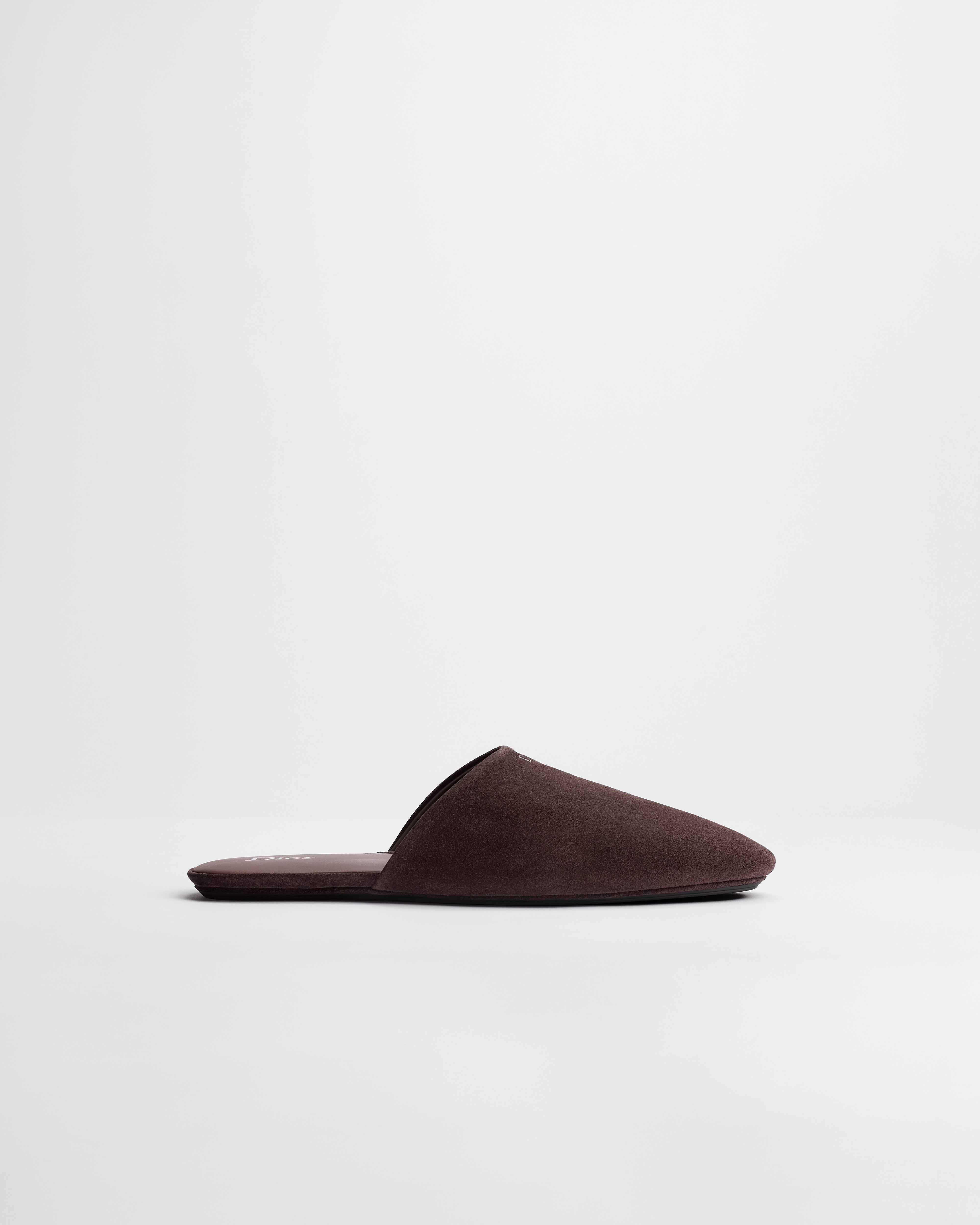 인디올 뮬 딥 브라운 스웨이드 카프스킨 E02