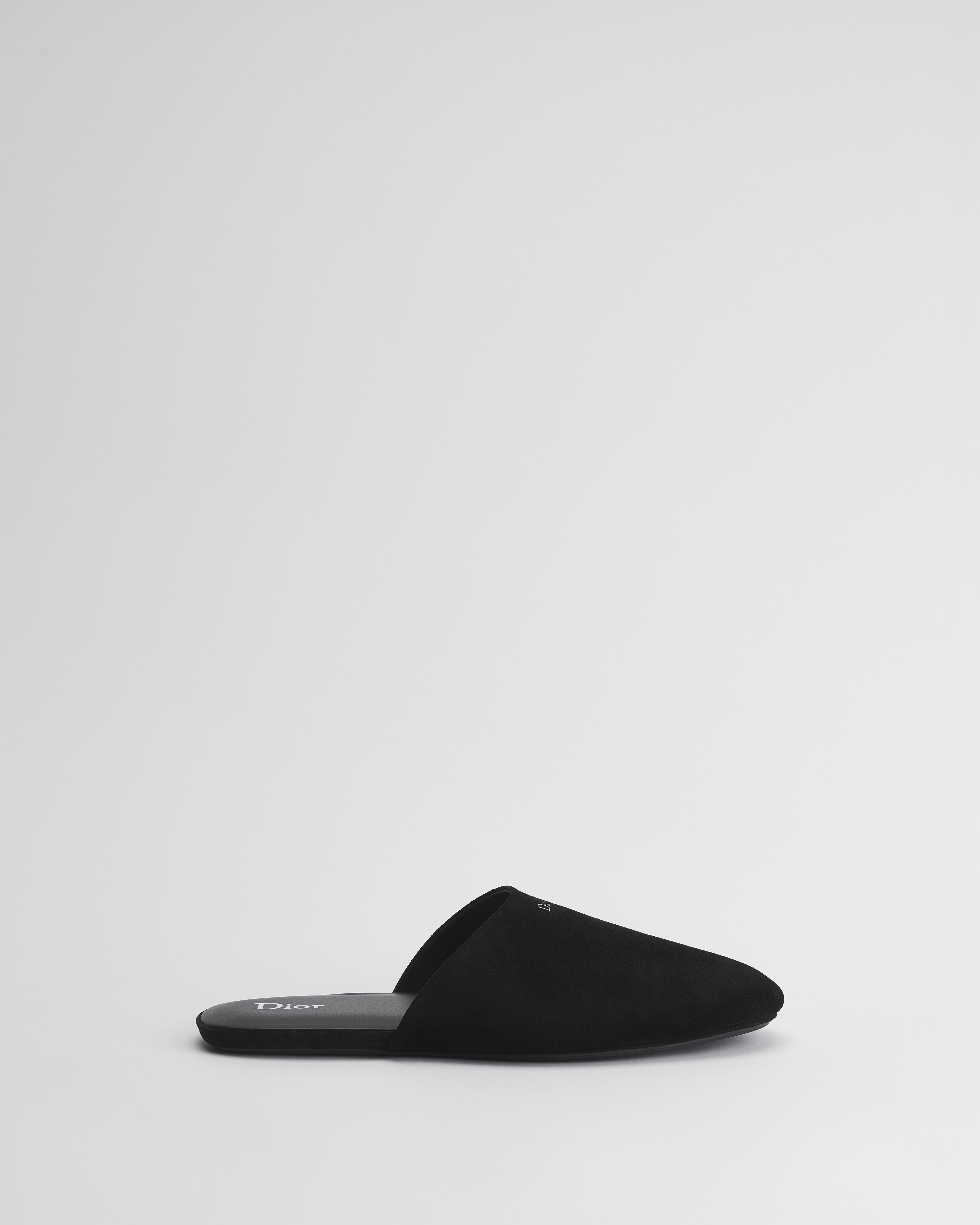 InDior Mule Black Suede Calfskin E02
