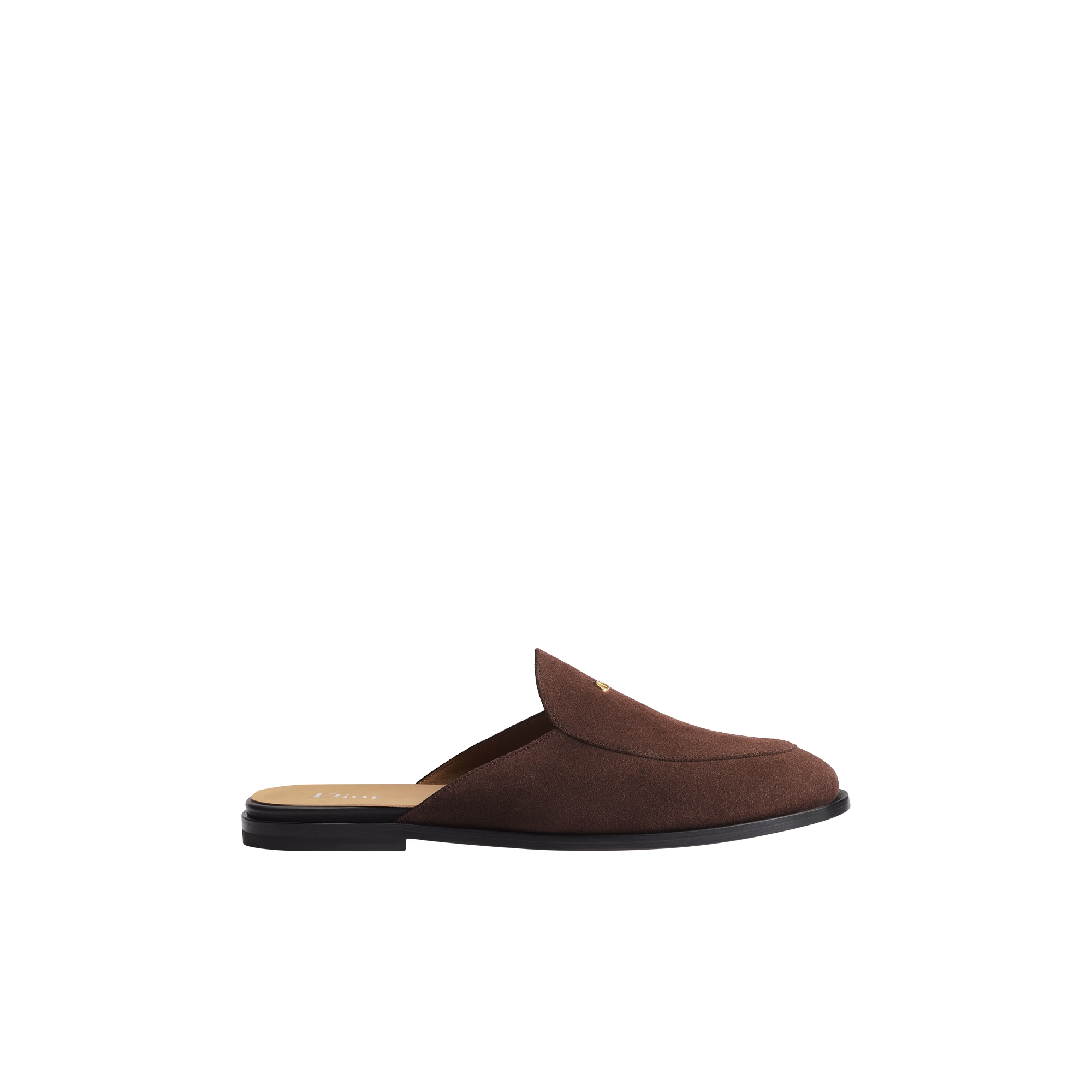 靴 00s Christian Dior leather mules brown Dior Antibes Mule Brown Suede Calfskin | DIOR