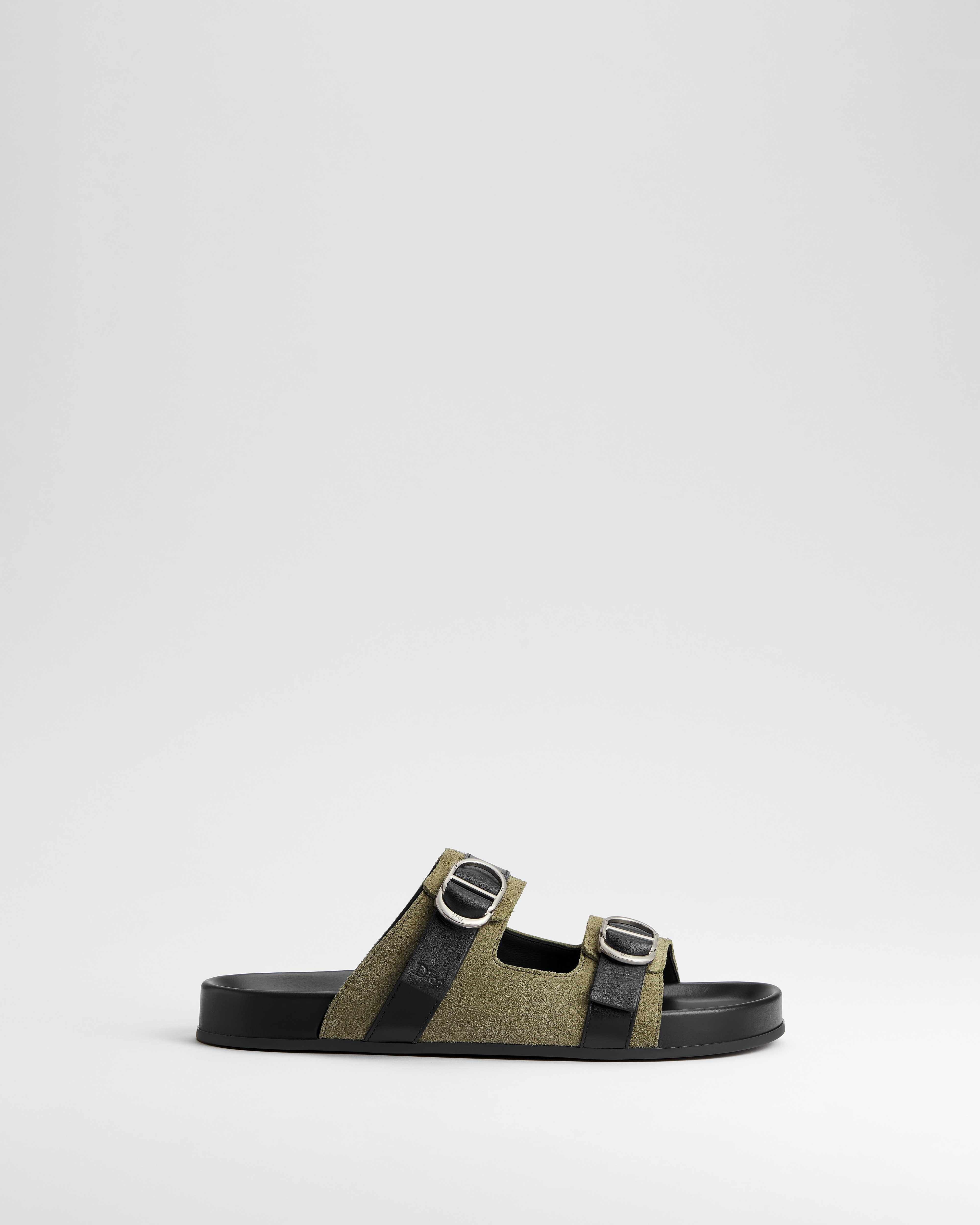 Sandale Dior Aqua Veau velours kaki E02