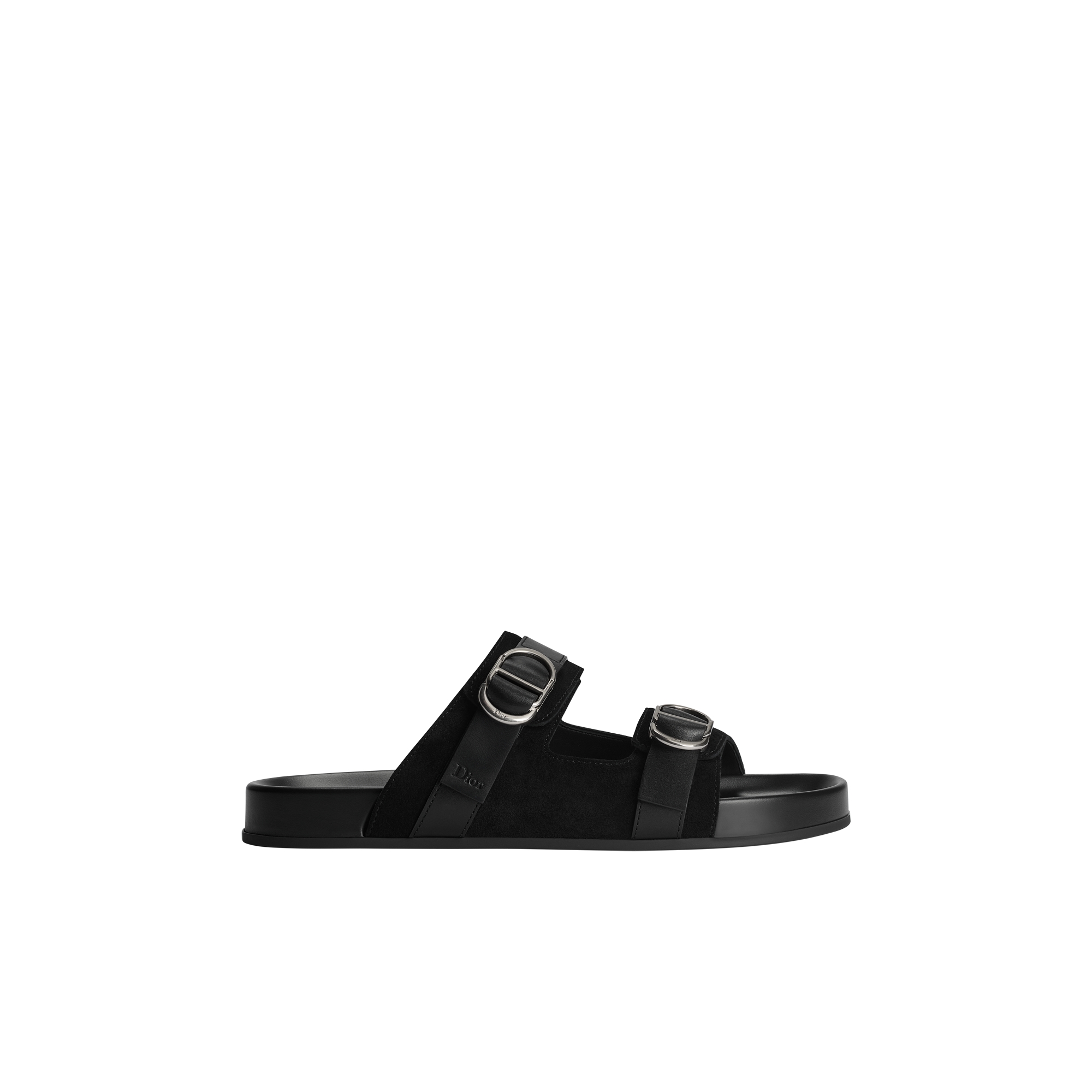 Dior Aqua Sandal Black Suede Calfskin | DIOR