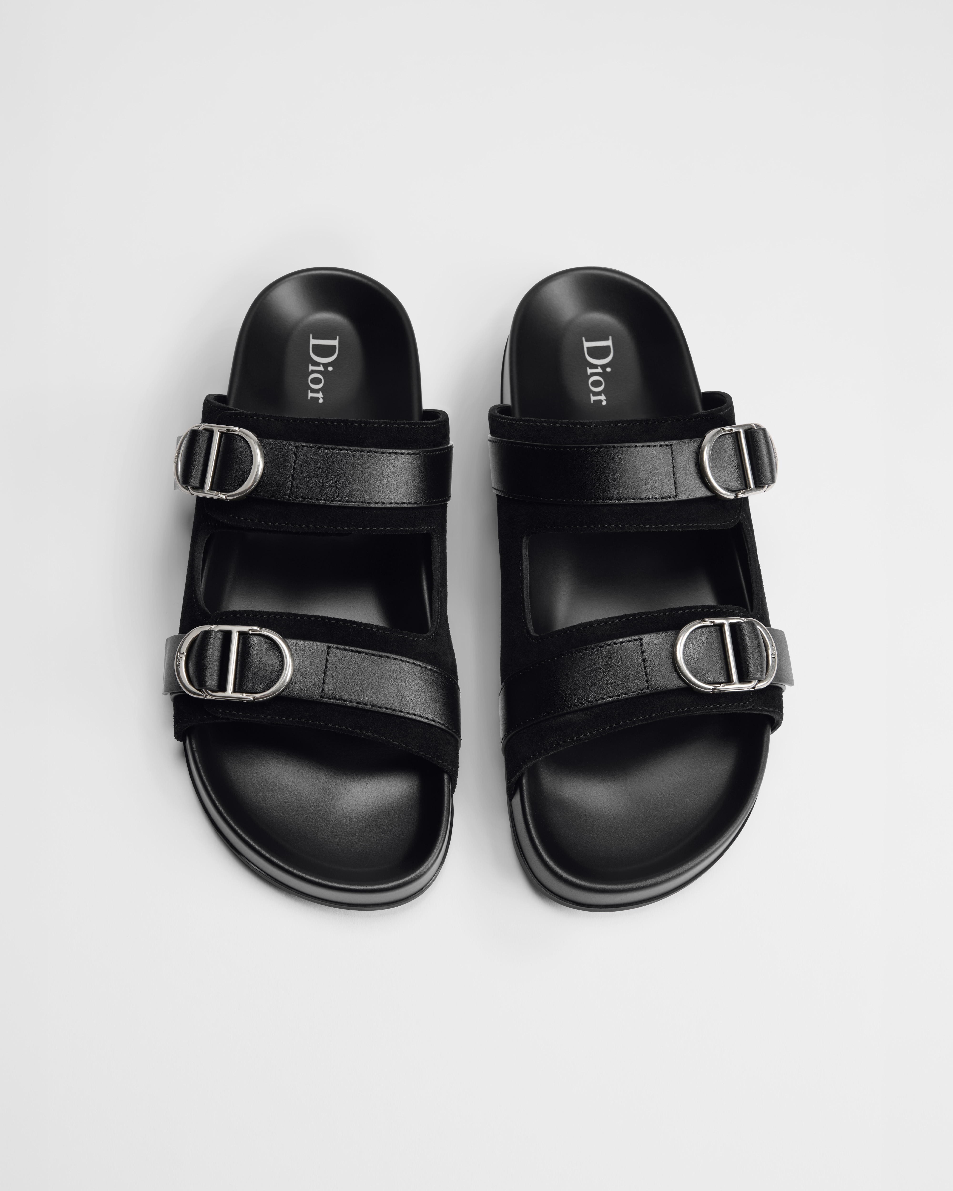 Sandalo Dior Aqua Pelle di vitello scamosciata nera E06