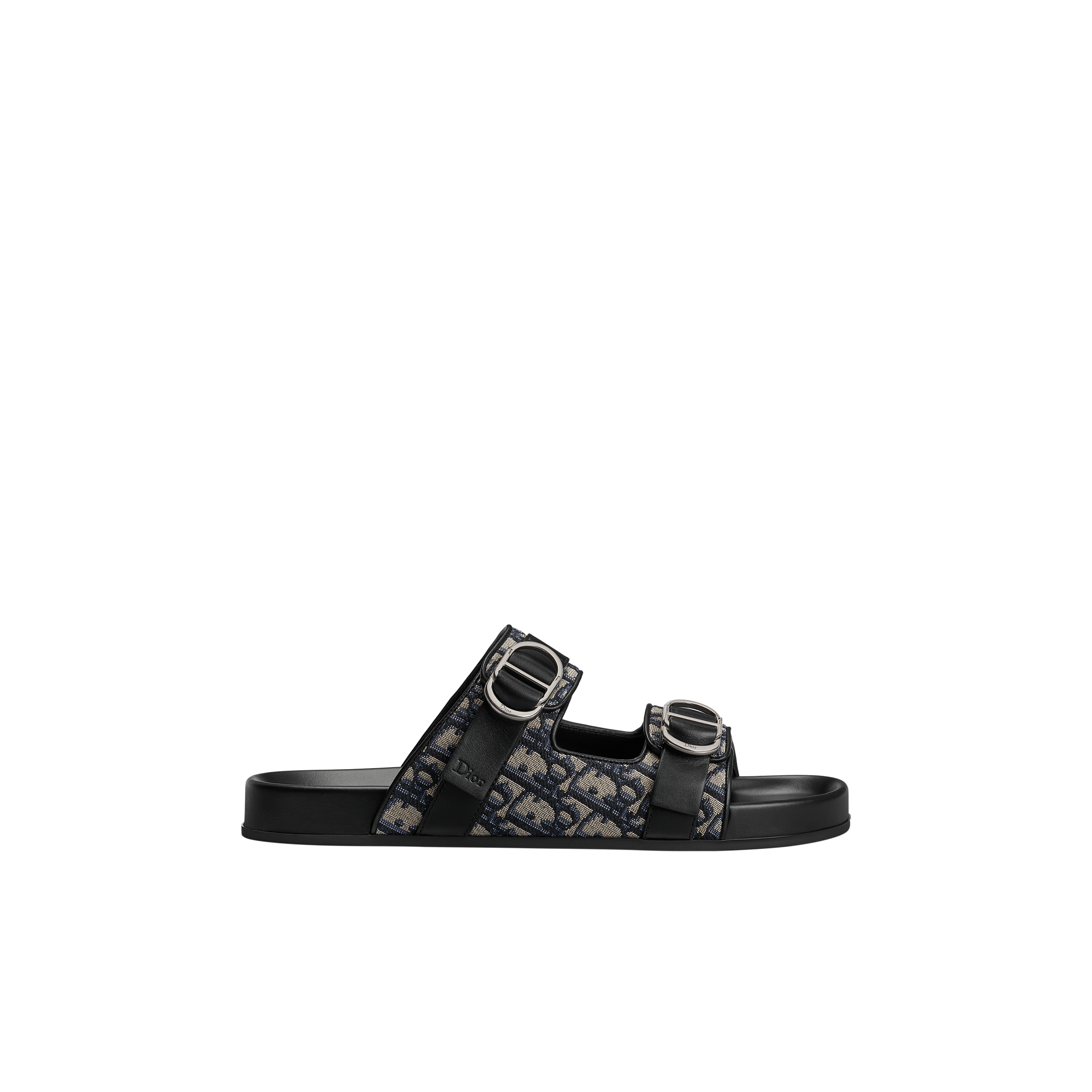  米色和黑色 Dior Oblique 緹花