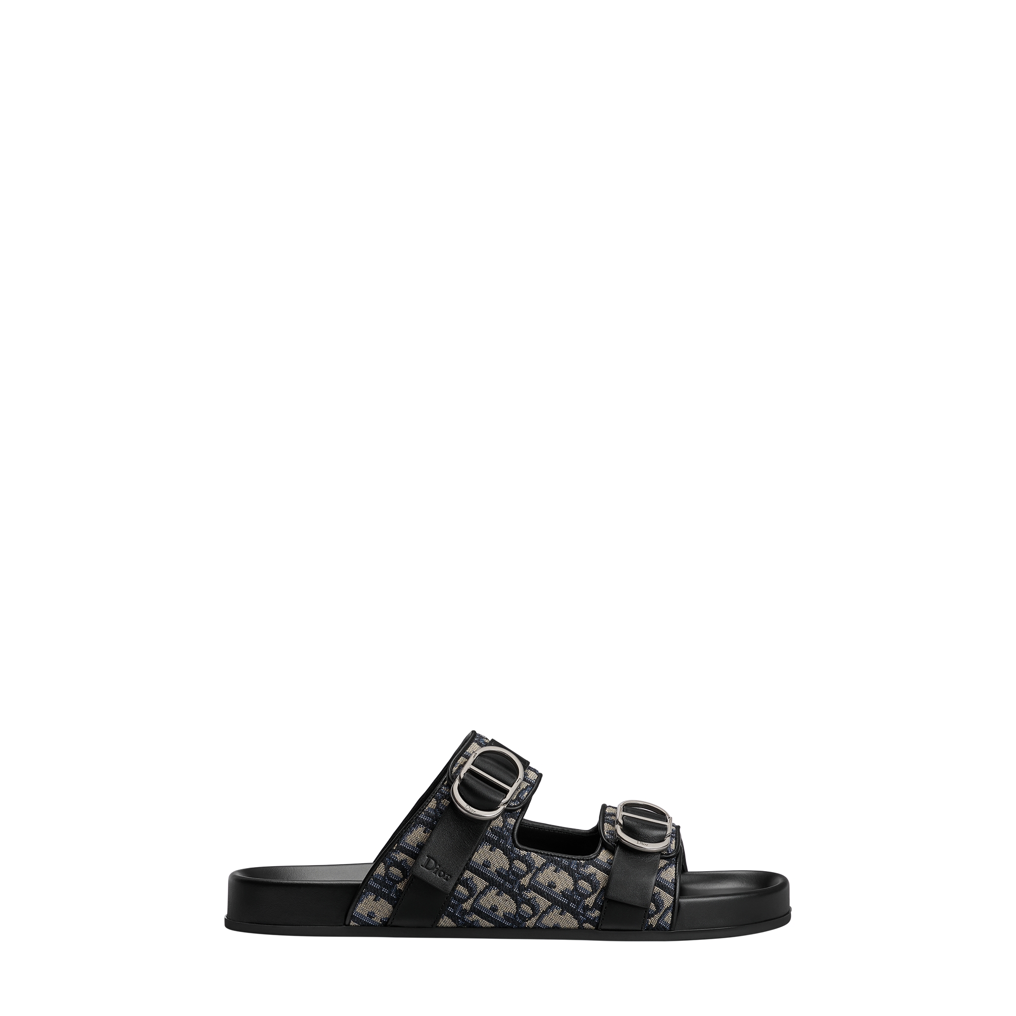  Dior Oblique en jacquard beige y negro