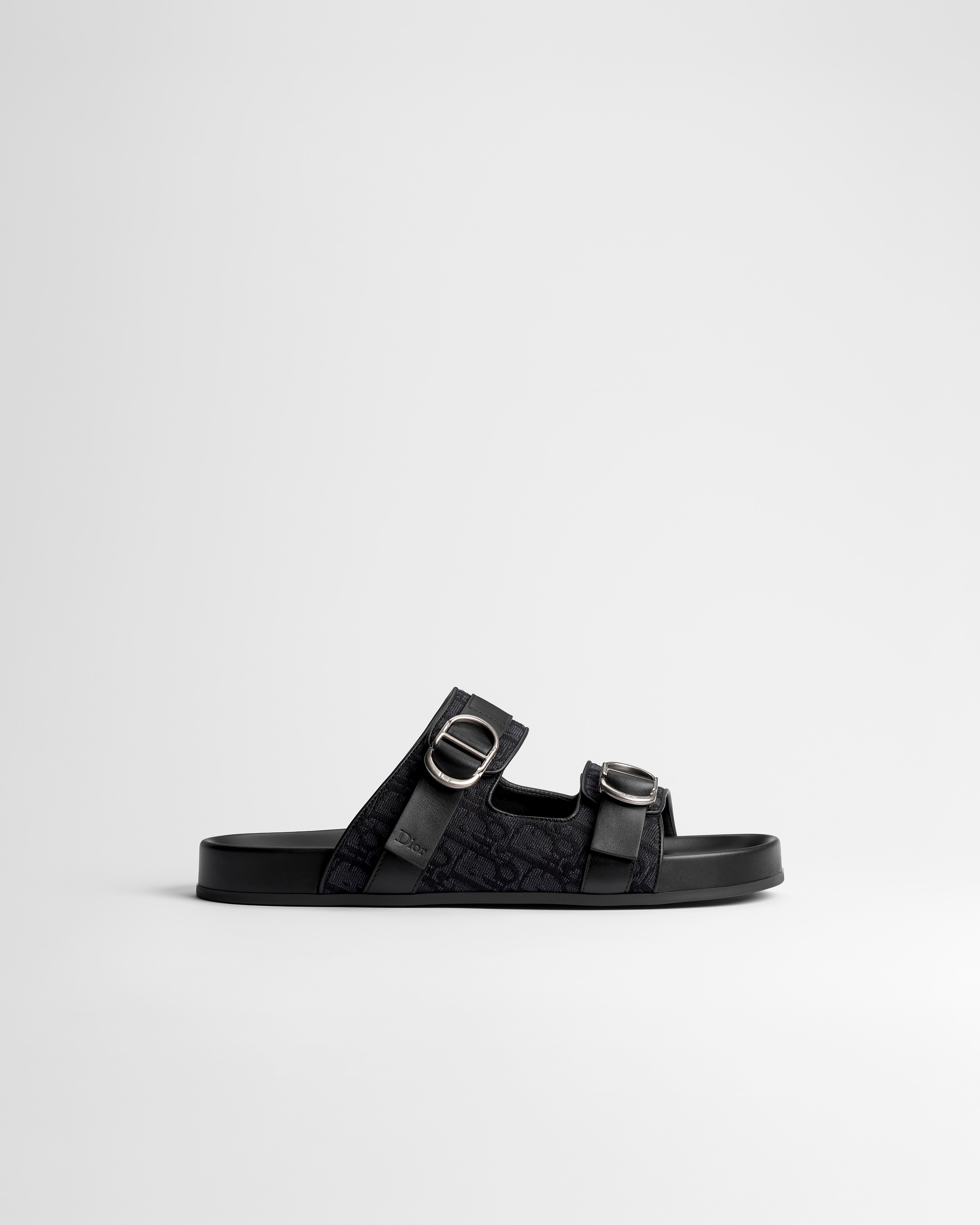Dior Aqua Sandale Dior Oblique Jacquard in Schwarz E02