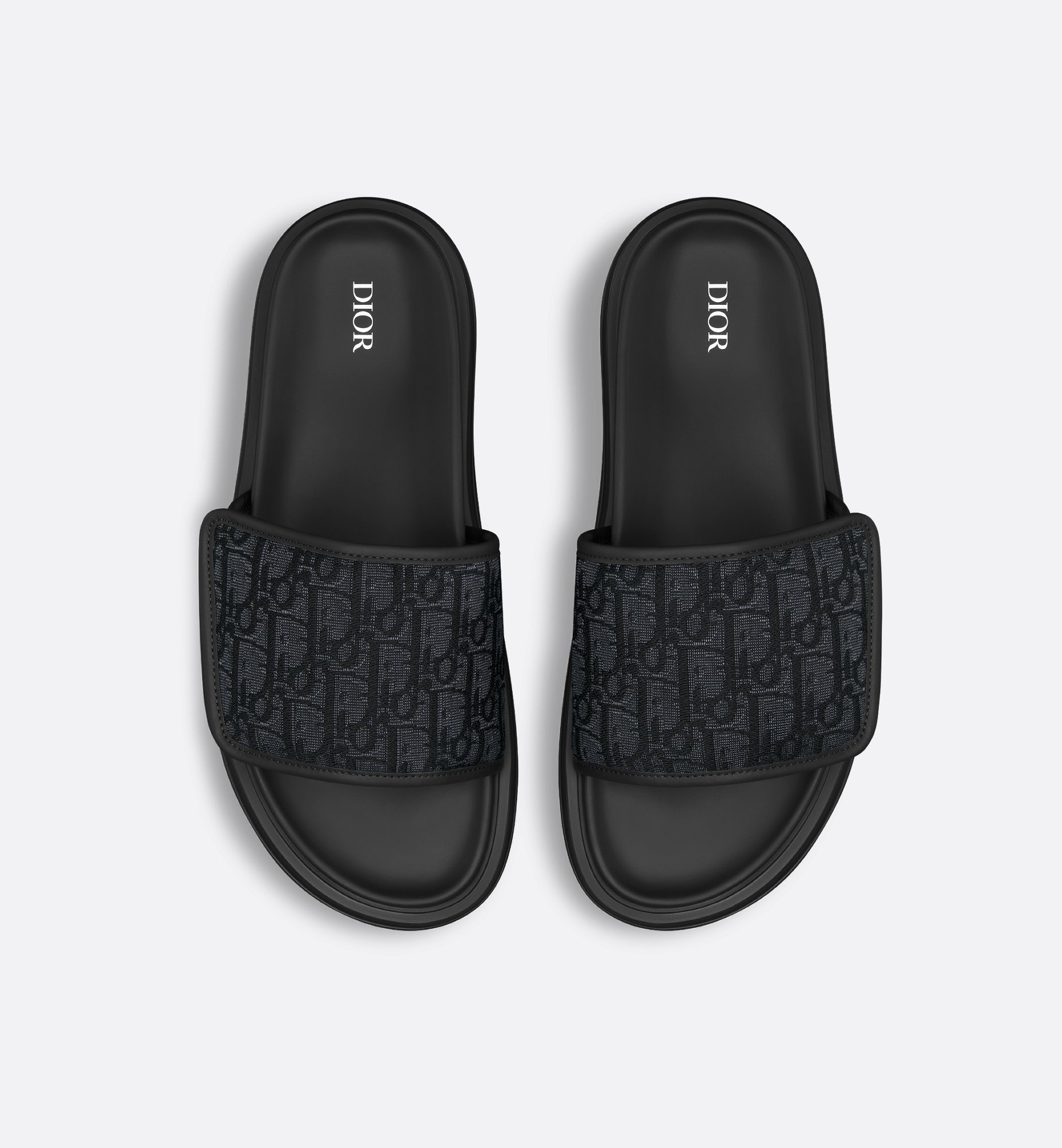 Dior Aqua Sandal Black Dior Oblique Jacquard | DIOR Dior Aqua Sandal Black Dior Oblique Jacquard | DIOR