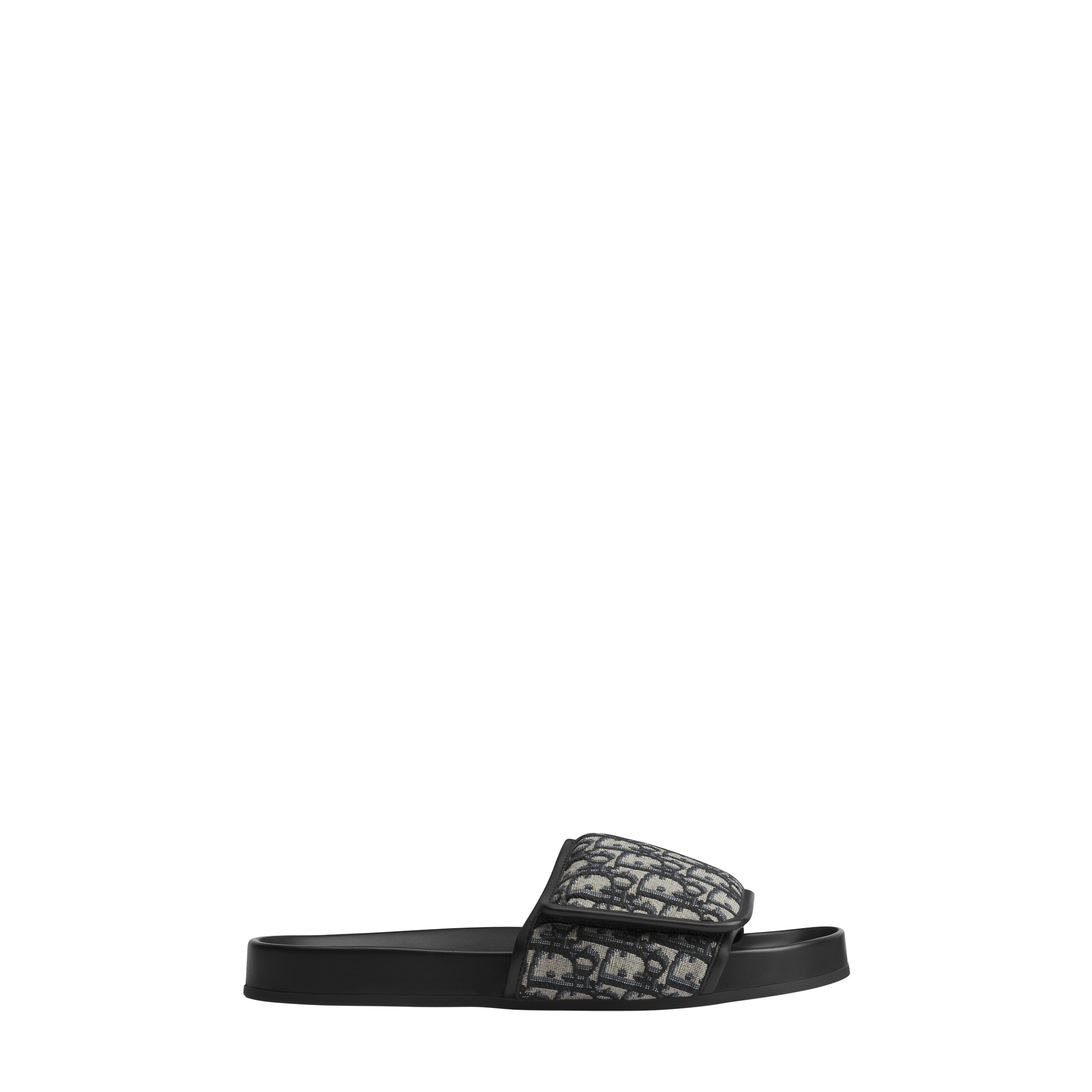  Dior Oblique en jacquard beige y negro