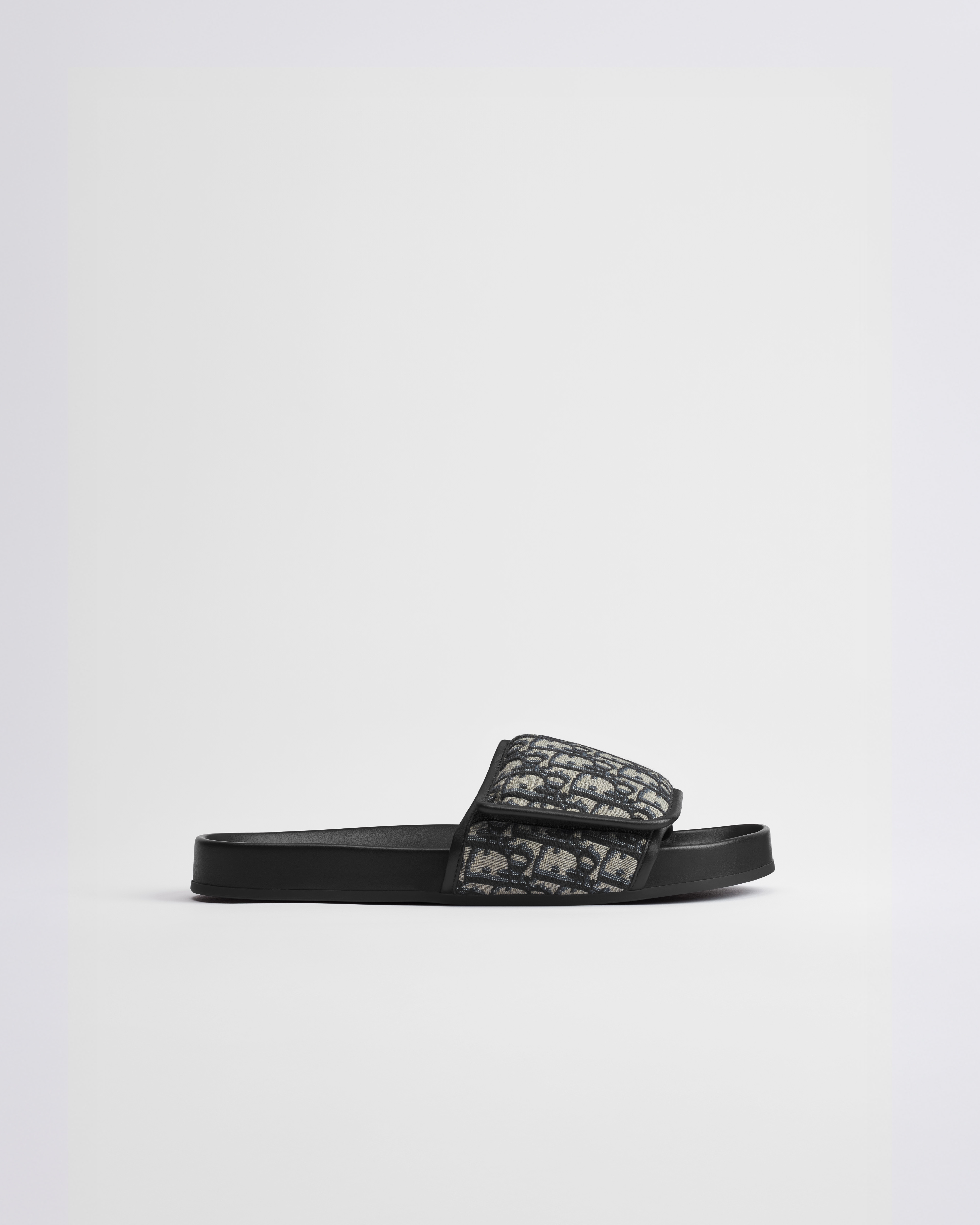 Dior Aqua Sandale Dior Oblique Jacquard in Beige und Schwarz E02