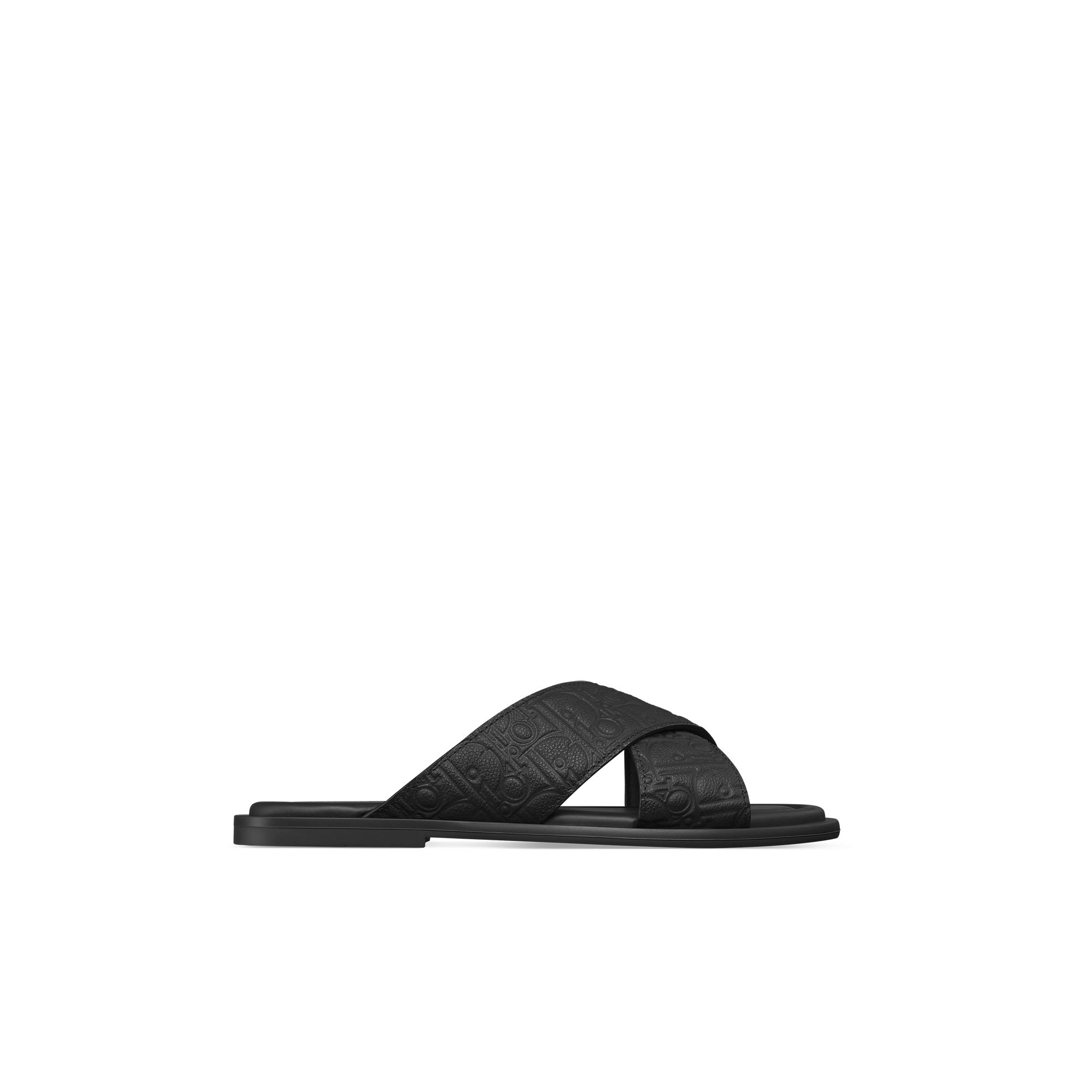 Dior Alias Sandal Black Dior Gravity leather E02