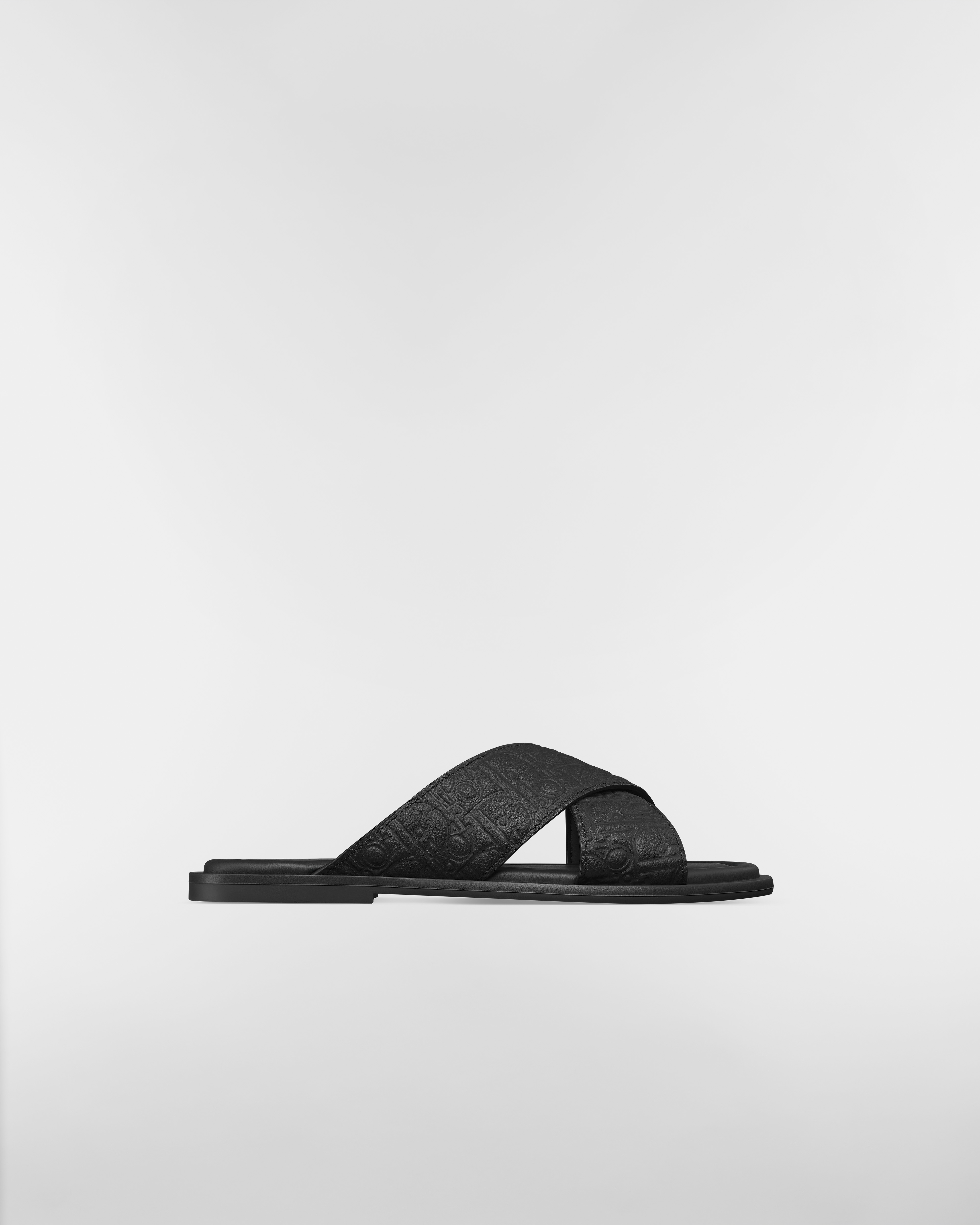Dior Alias Sandal Black Dior Gravity leather E02
