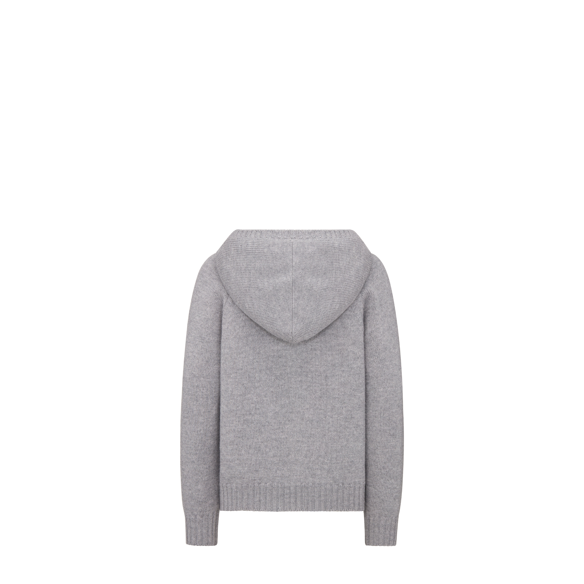 童裝連帽毛衣 灰色羊毛針織 E08