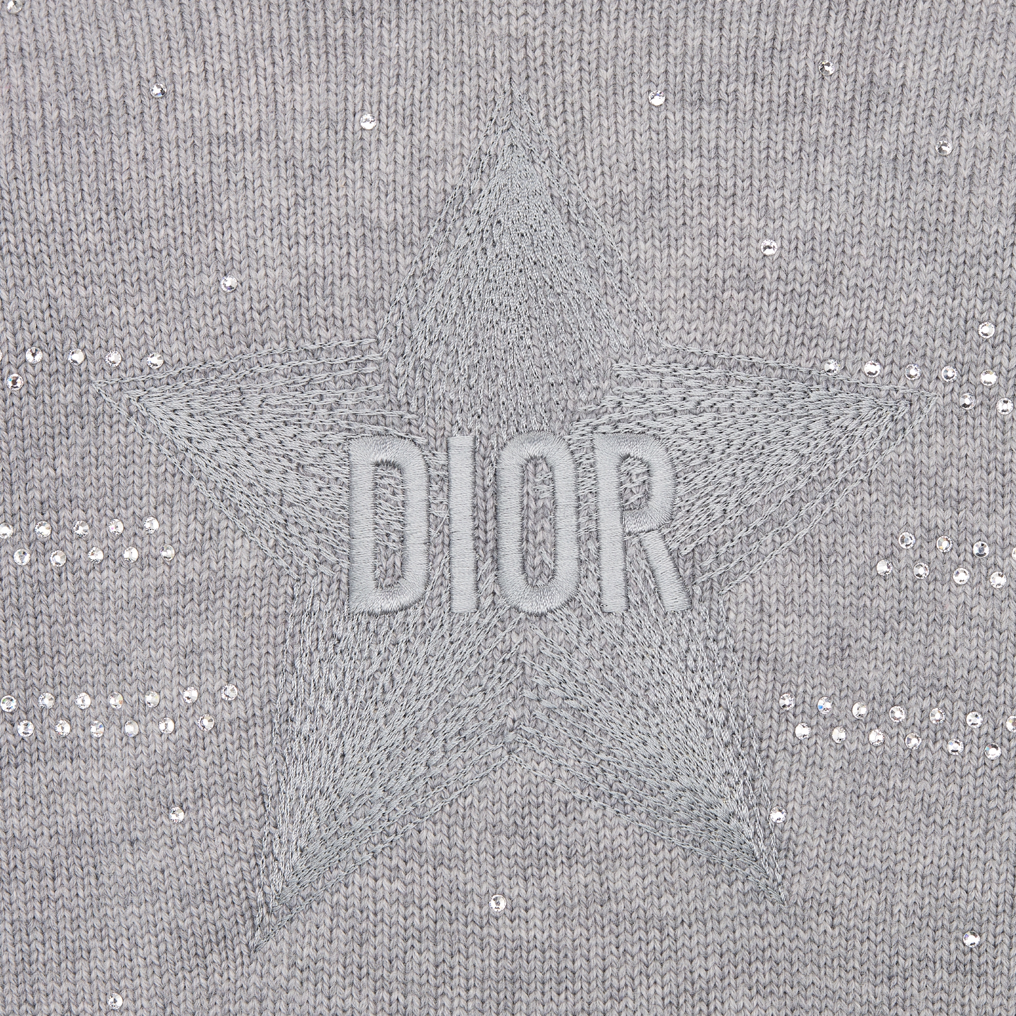 Kids' Hooded Sweater Gray Wool Knit E09