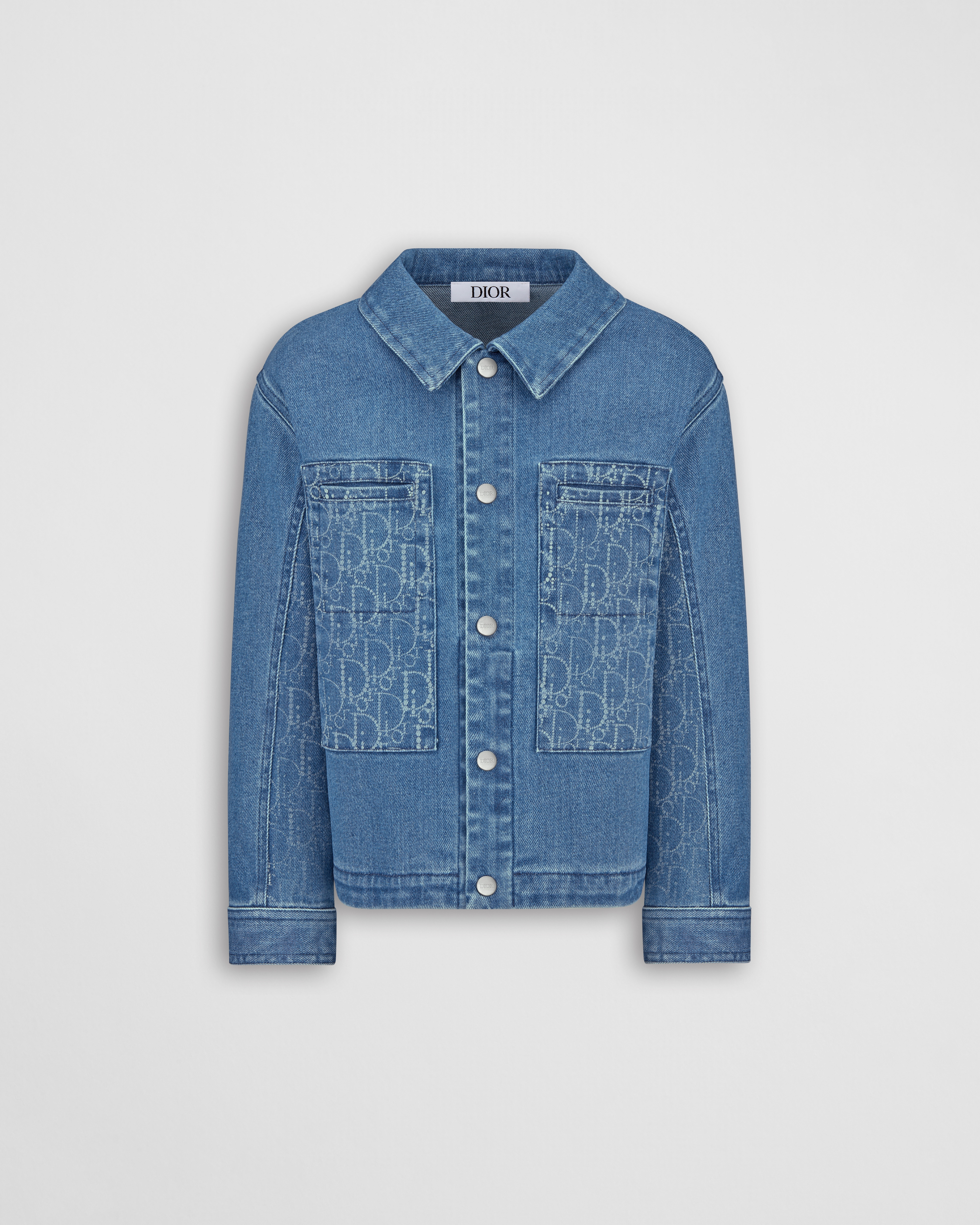 Jacke für Kinder Baumwolldenim in Blau E01