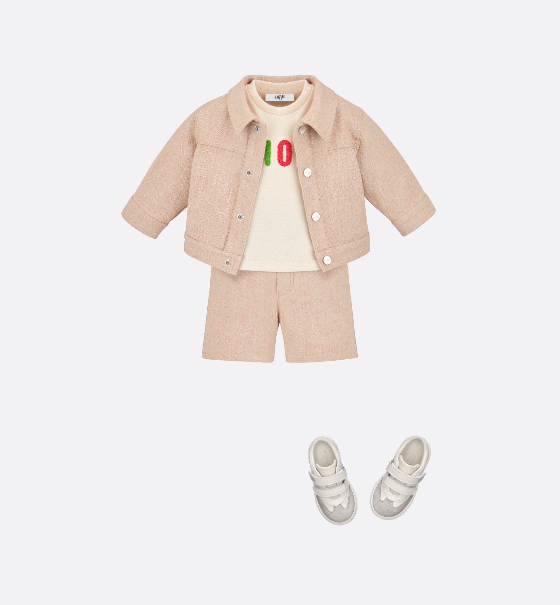 J.o Milano T-shirt In Jersey Con Stampa Per Neonato 676F4