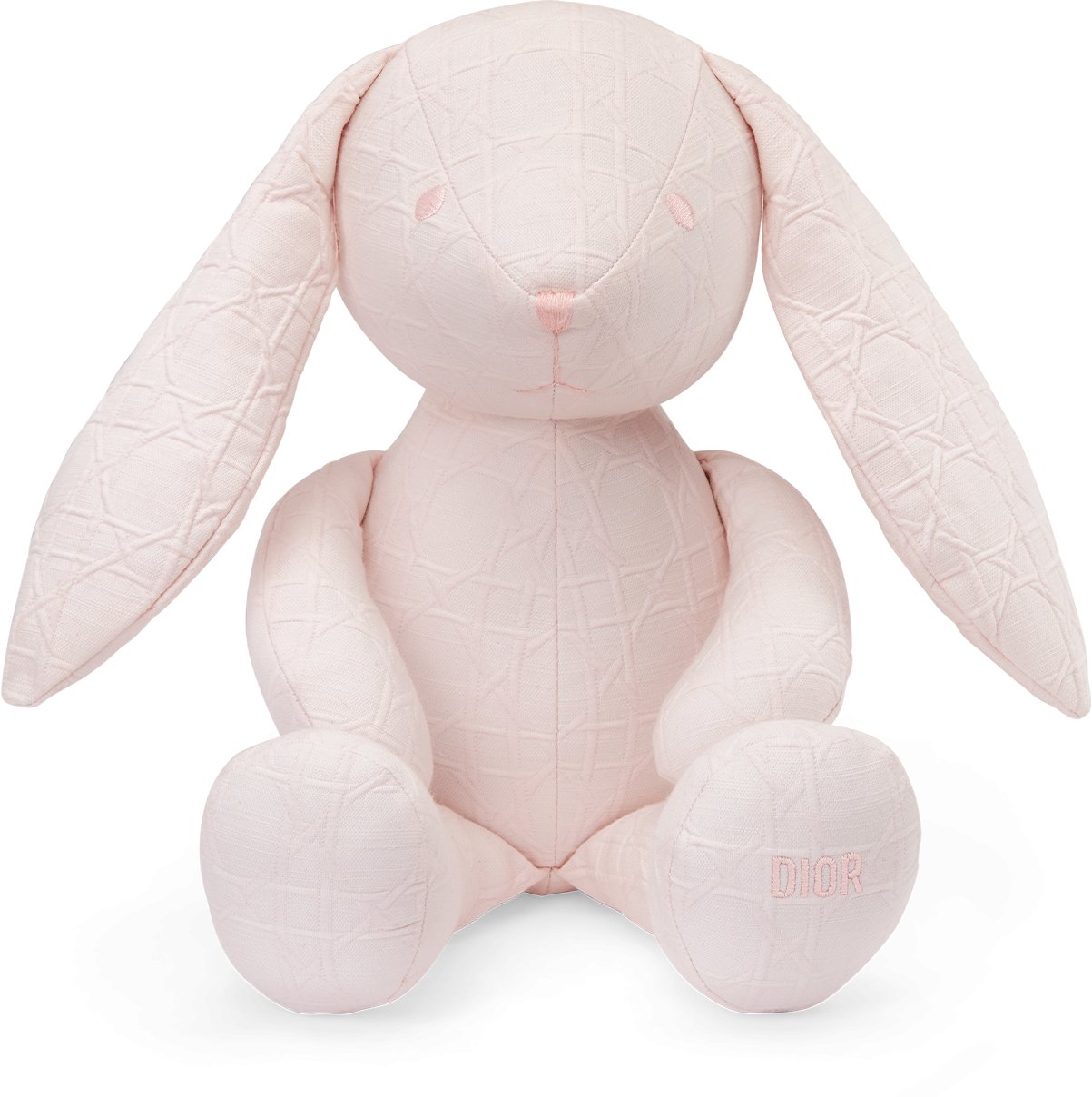 Newborn Gift Set Pale Pink Cannage Jersey and Cotton Voile | DIOR