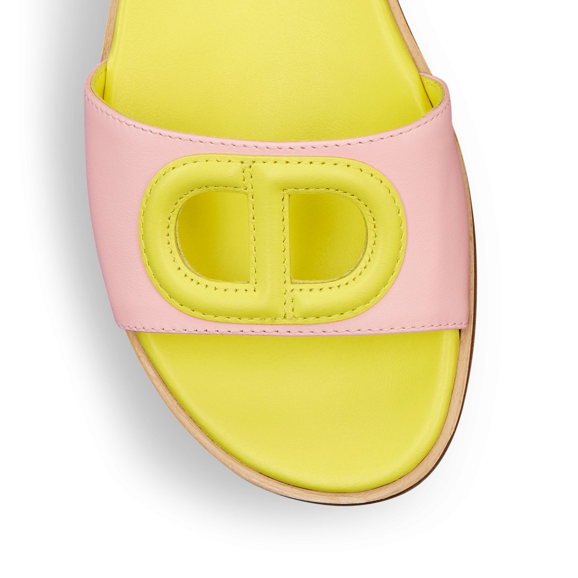 BOTTEGA VENETA 26S SANDALS IN LIGHT YELLOW CALFSKIN AND RAFFIA main image 1