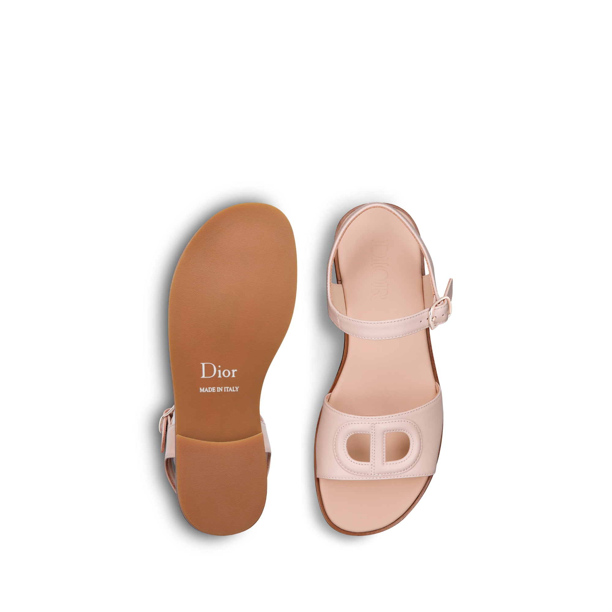 Kids' Sandal Pale Pink Calfskin E07