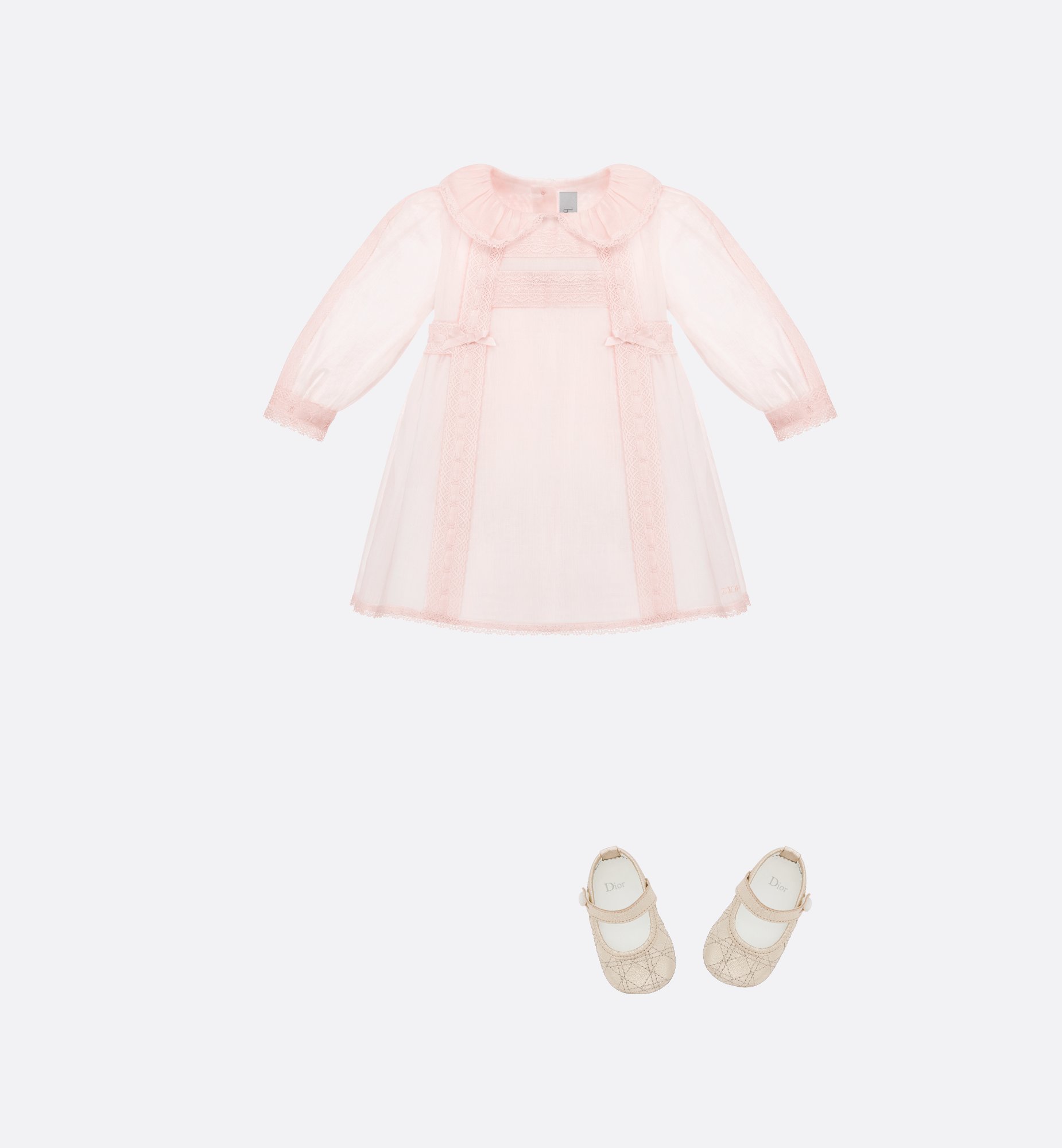 Baby Ballet Flat Worn view cropped