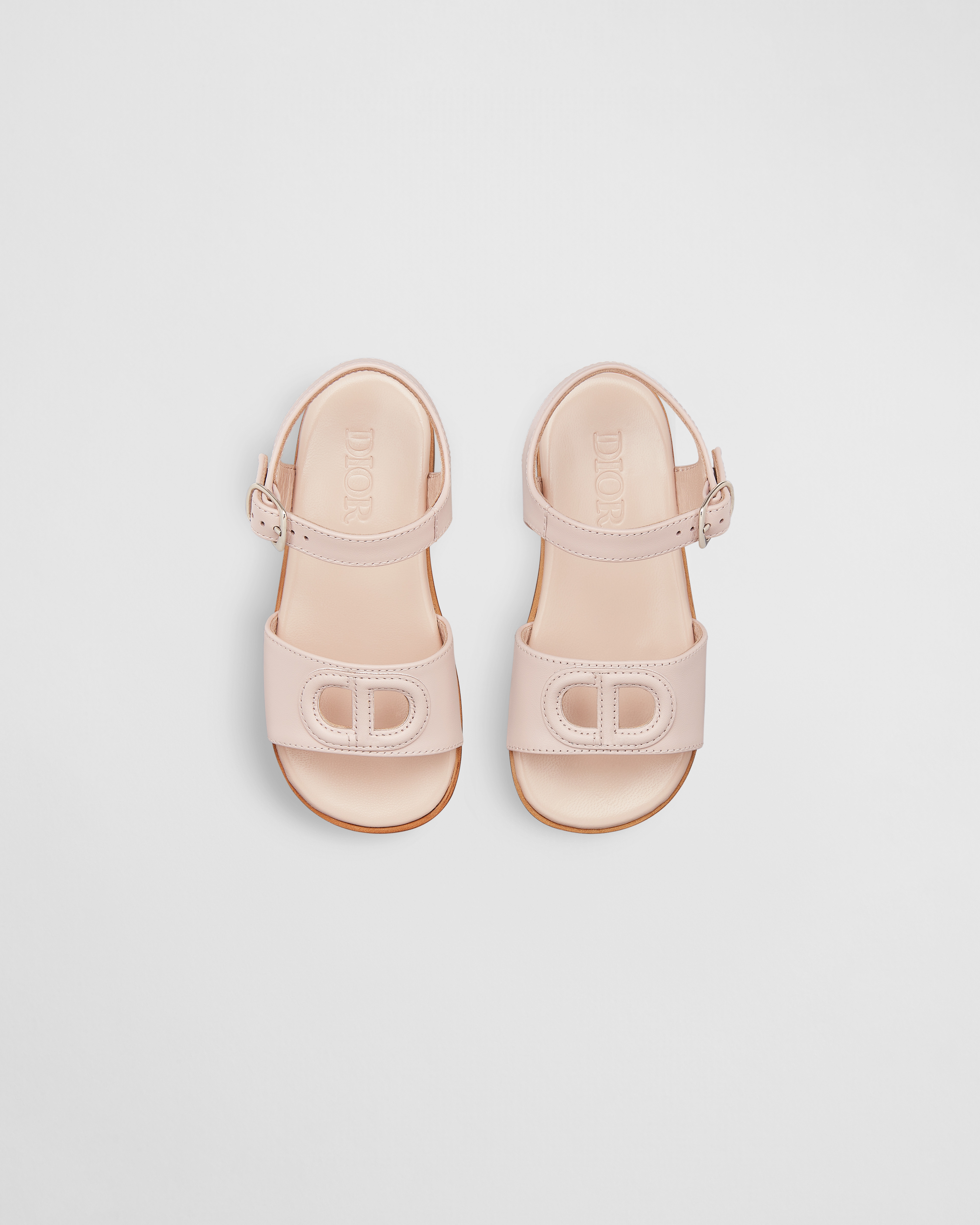 Baby Sandal Pale Pink Calfskin E06