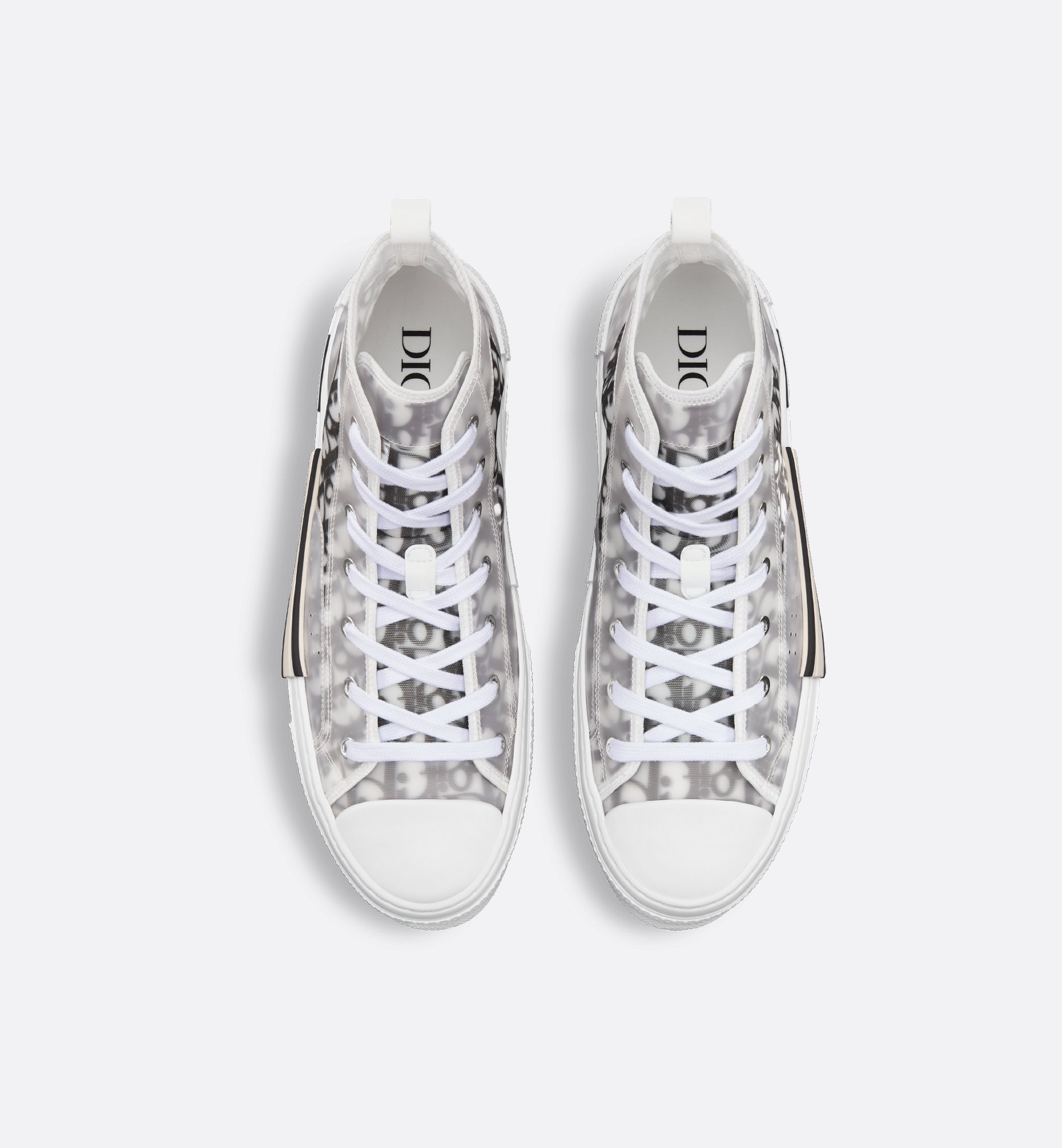 B23 League High-Top Sneaker White and Black Dior Oblique B23 League High-Top Sneaker White and Black Dior Oblique