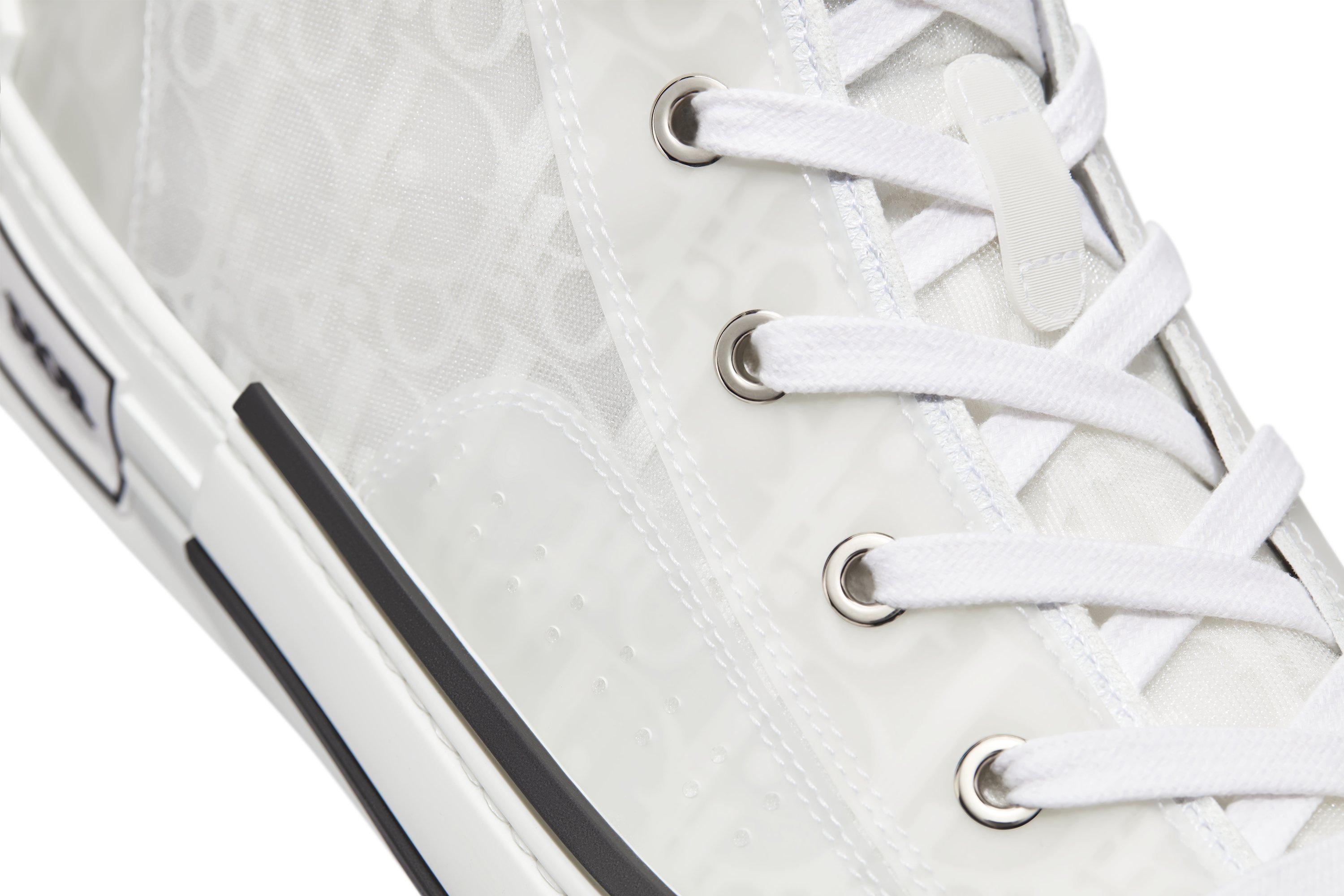 Dior transparent converse on sale