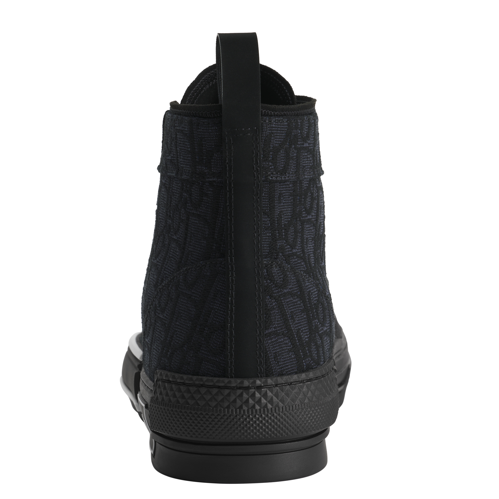 B23 League High-Top Sneaker Black Dior Oblique Jacquard E08