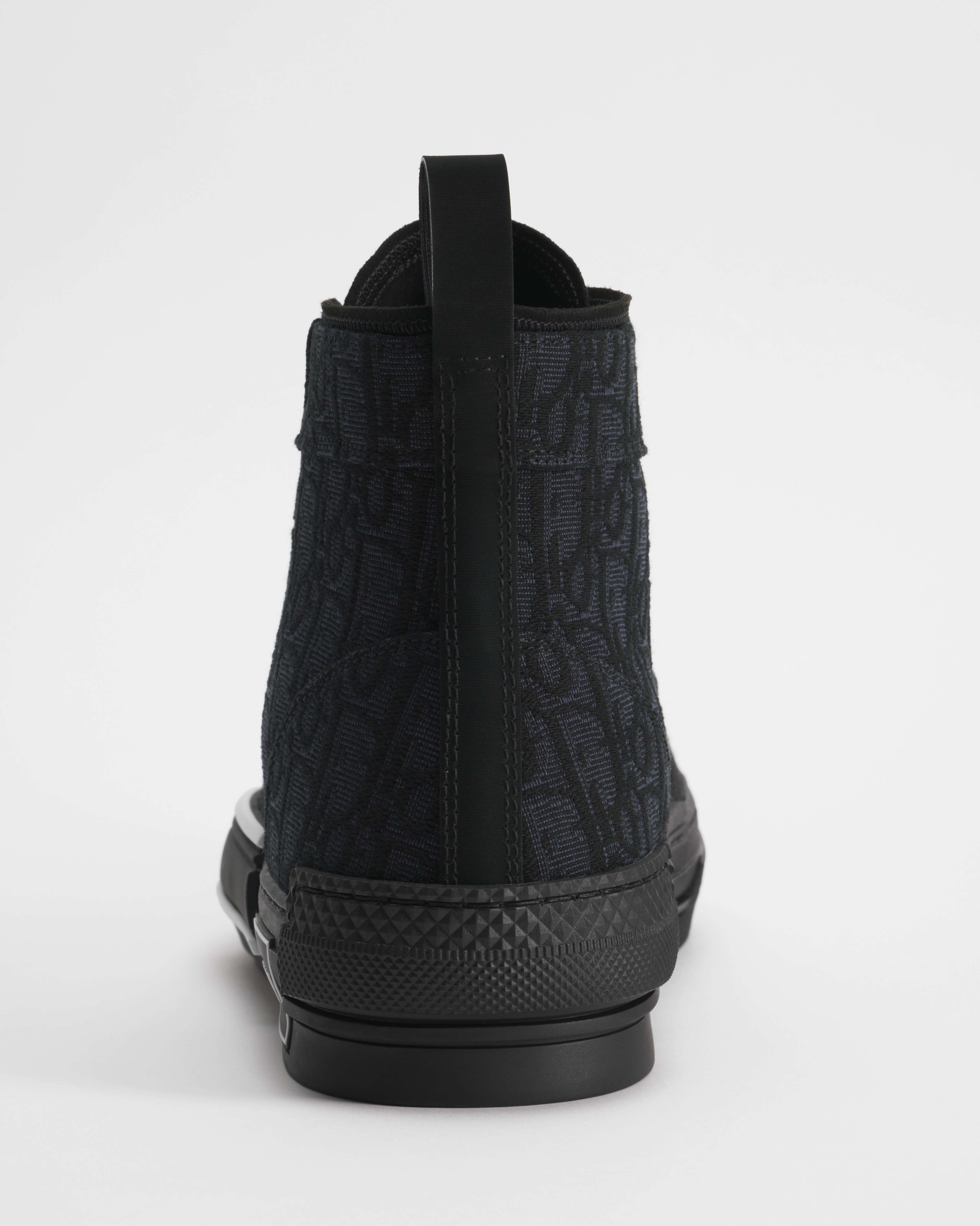 Sneaker B23 League haute Toile jacquard Dior Oblique noir E08