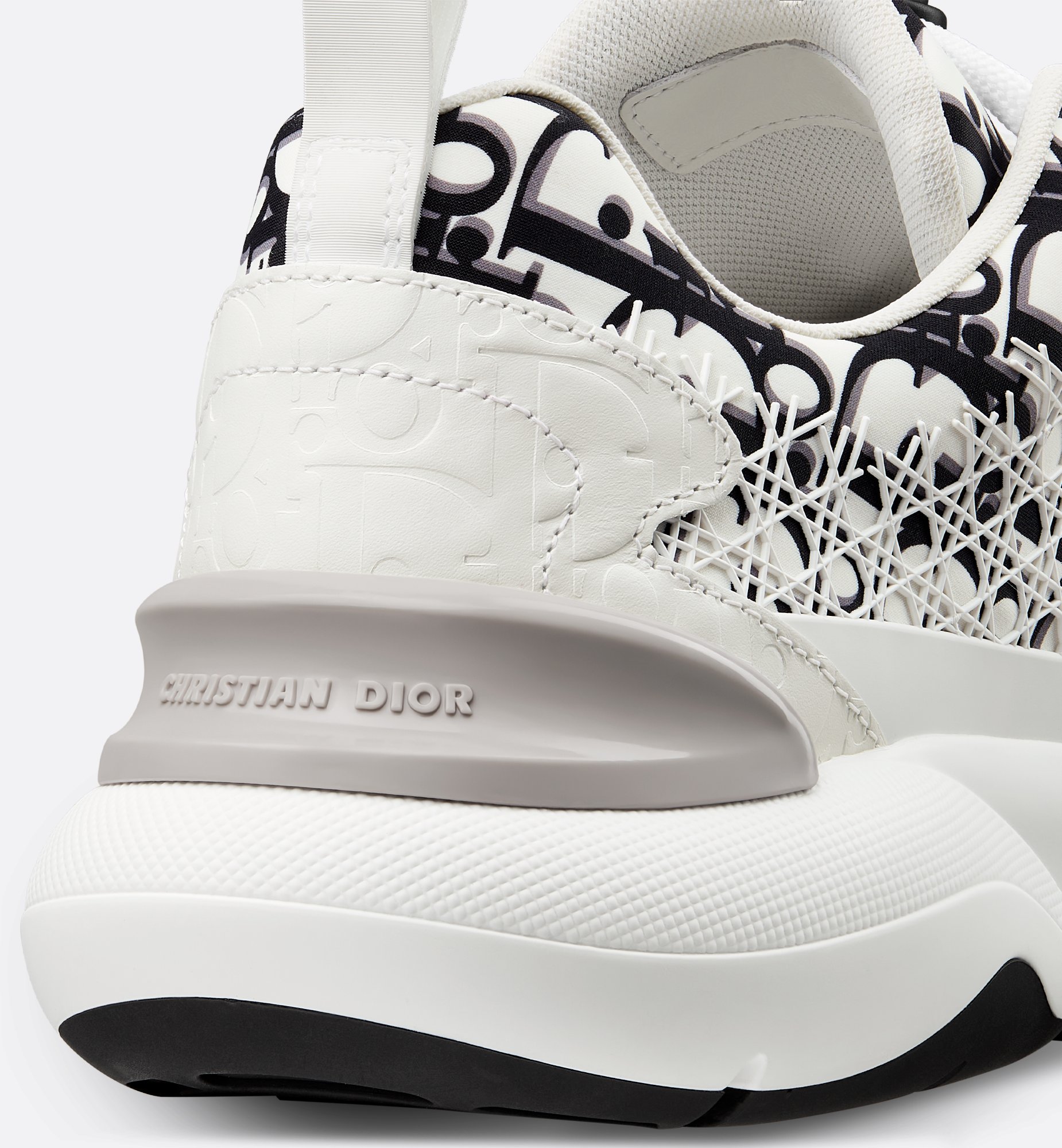 B24 Sneaker White and Black Dior Oblique Technical Fabric | DIOR B24 Sneaker White and Black Dior Oblique Technical Fabric | DIOR
